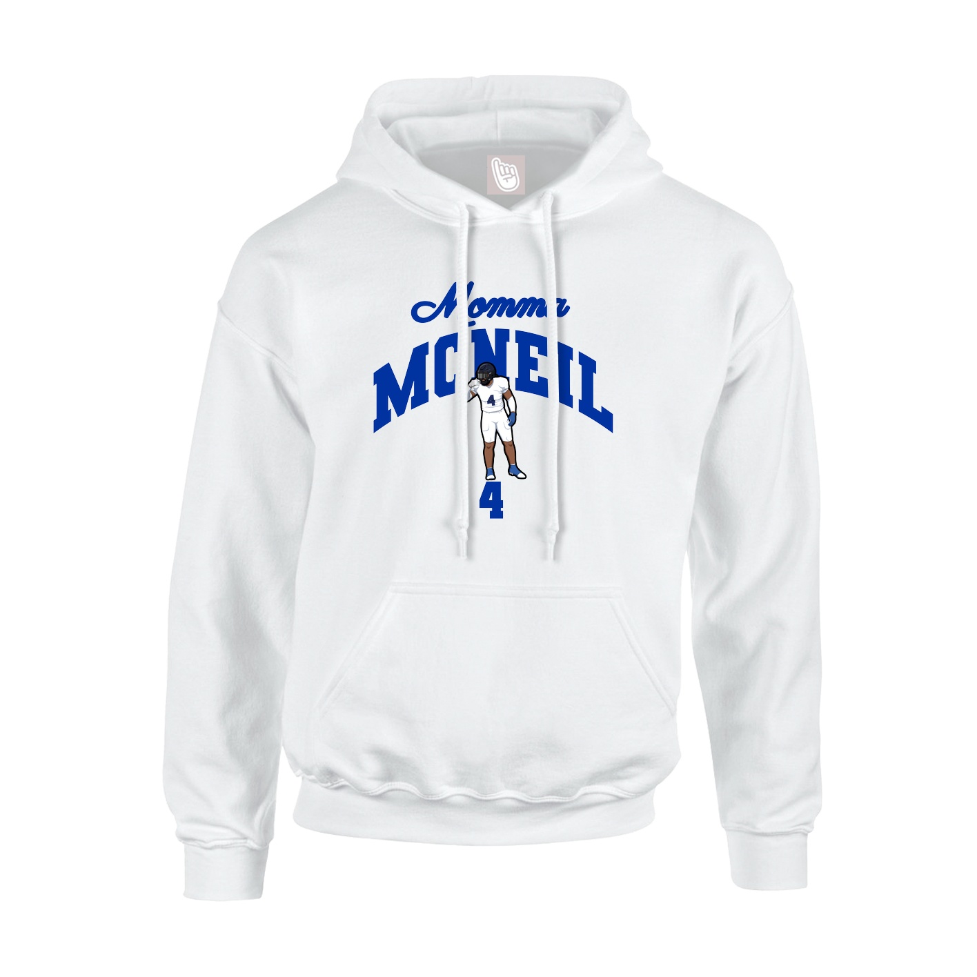 Youth Hoodie — Mothers Day Arch in White