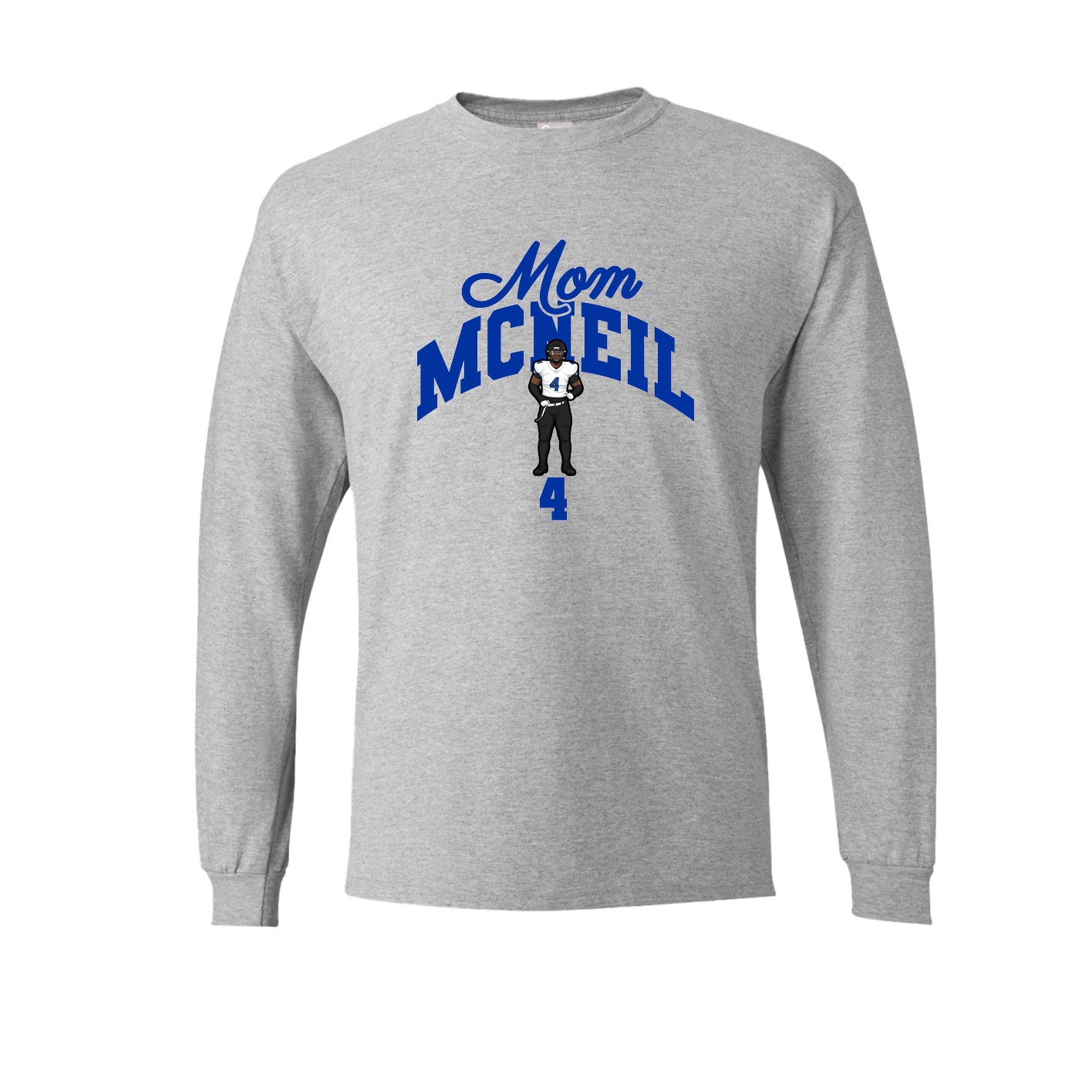 Long Sleeve Tee — Mothers Day Arch in Grey