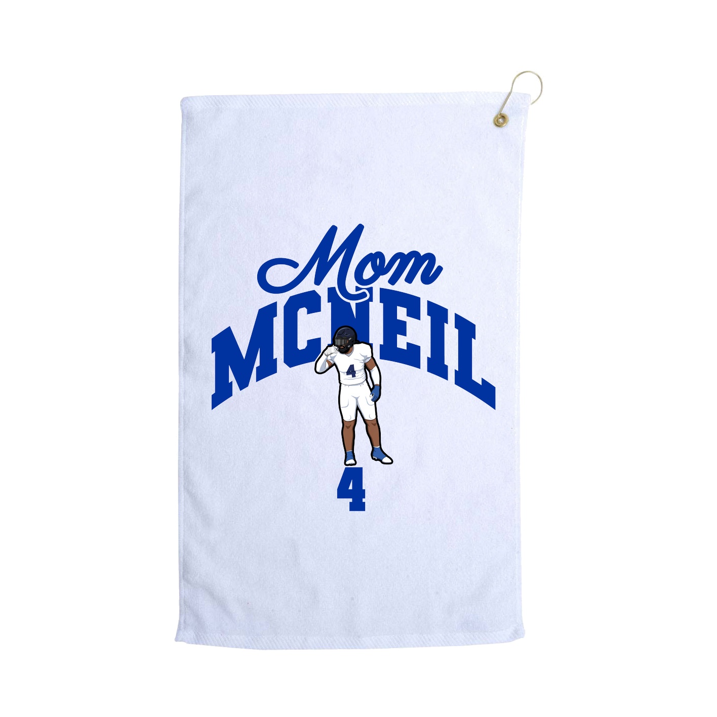 Golf Towel — Mothers Day Arch in White