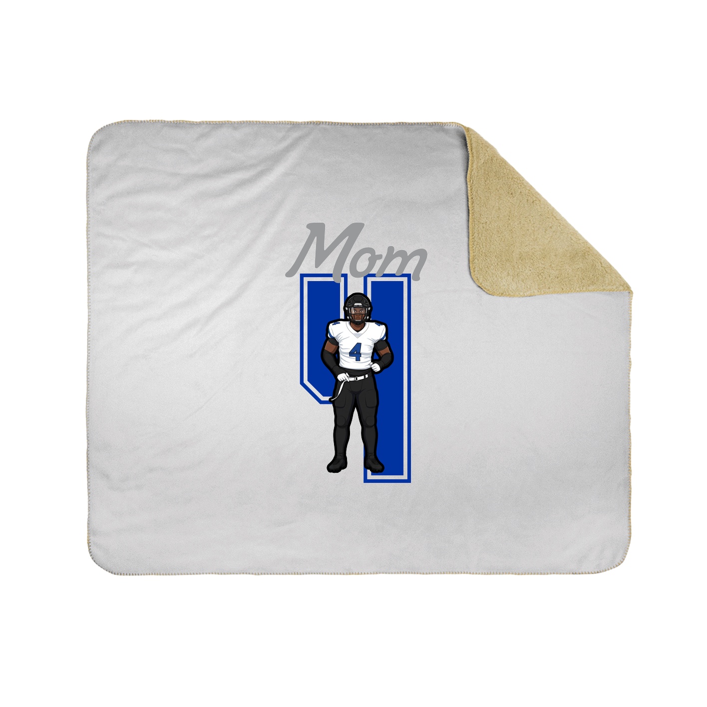 Throw Blanket — Mothers Day Shirsey in White