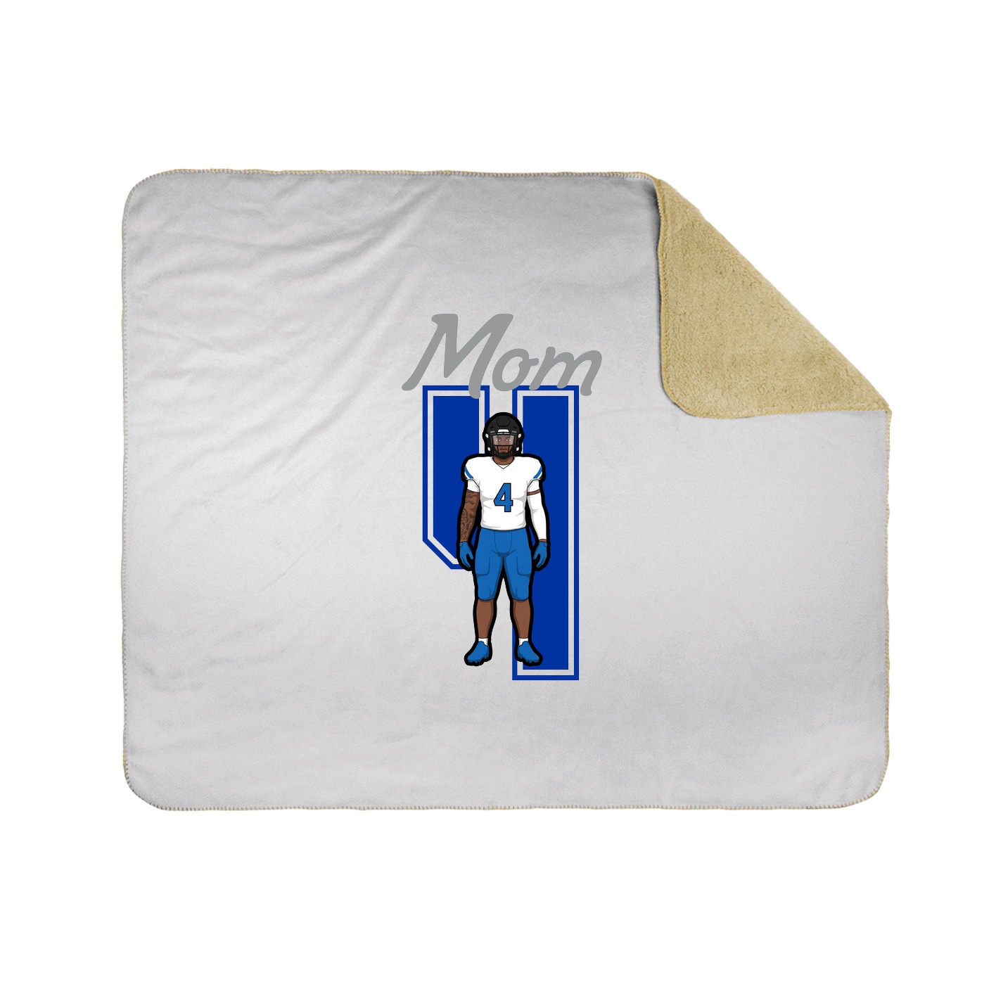 Throw Blanket — Mothers Day Shirsey in White
