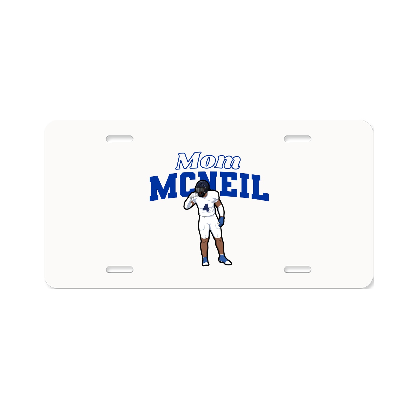 License Plate — Mothers Day Block in Classic