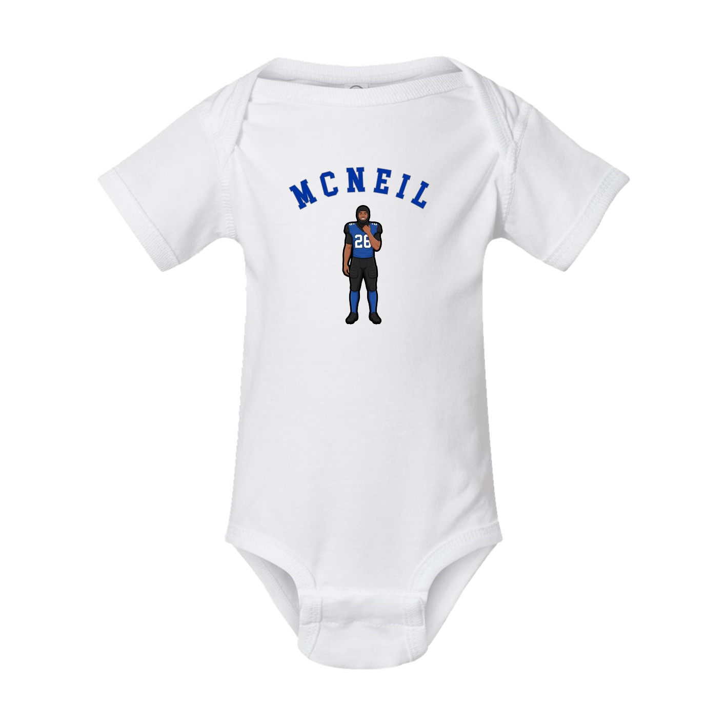 Baby Onesie — Shirsey Arch in White