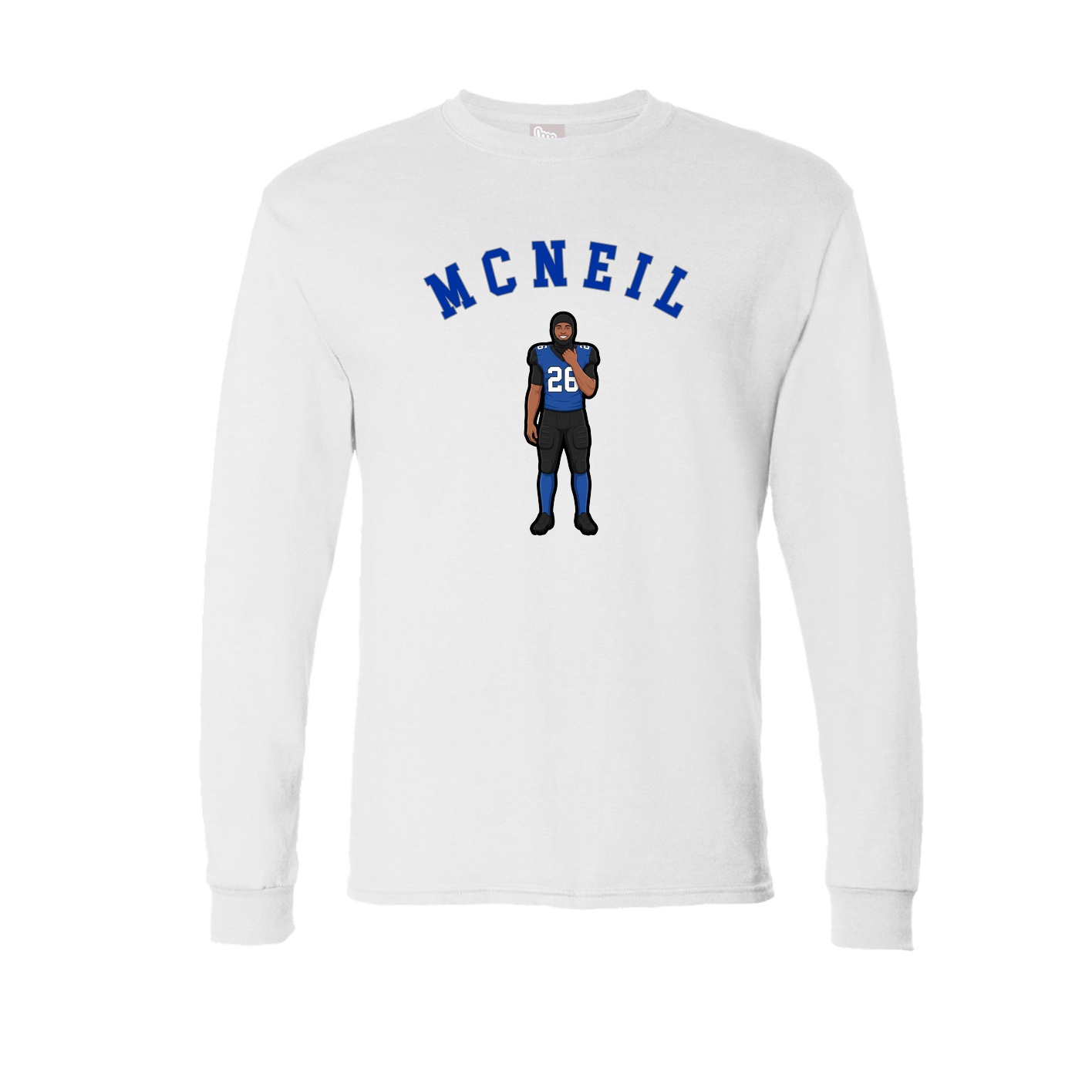 Long Sleeve Tee — Shirsey Arch in White