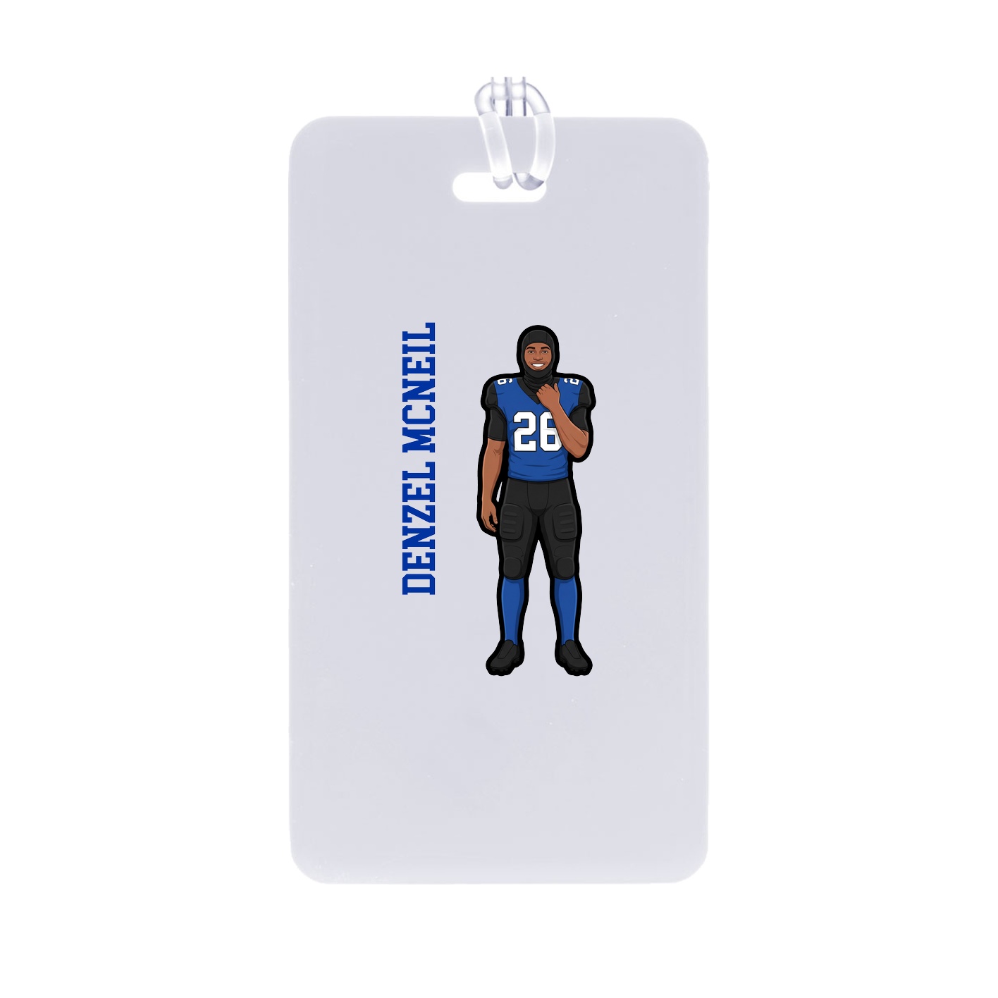 Bag Tag — Name Vertical in Classic
