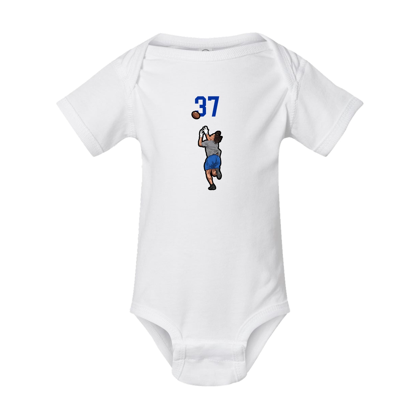 Baby Onesie — Number Top in White