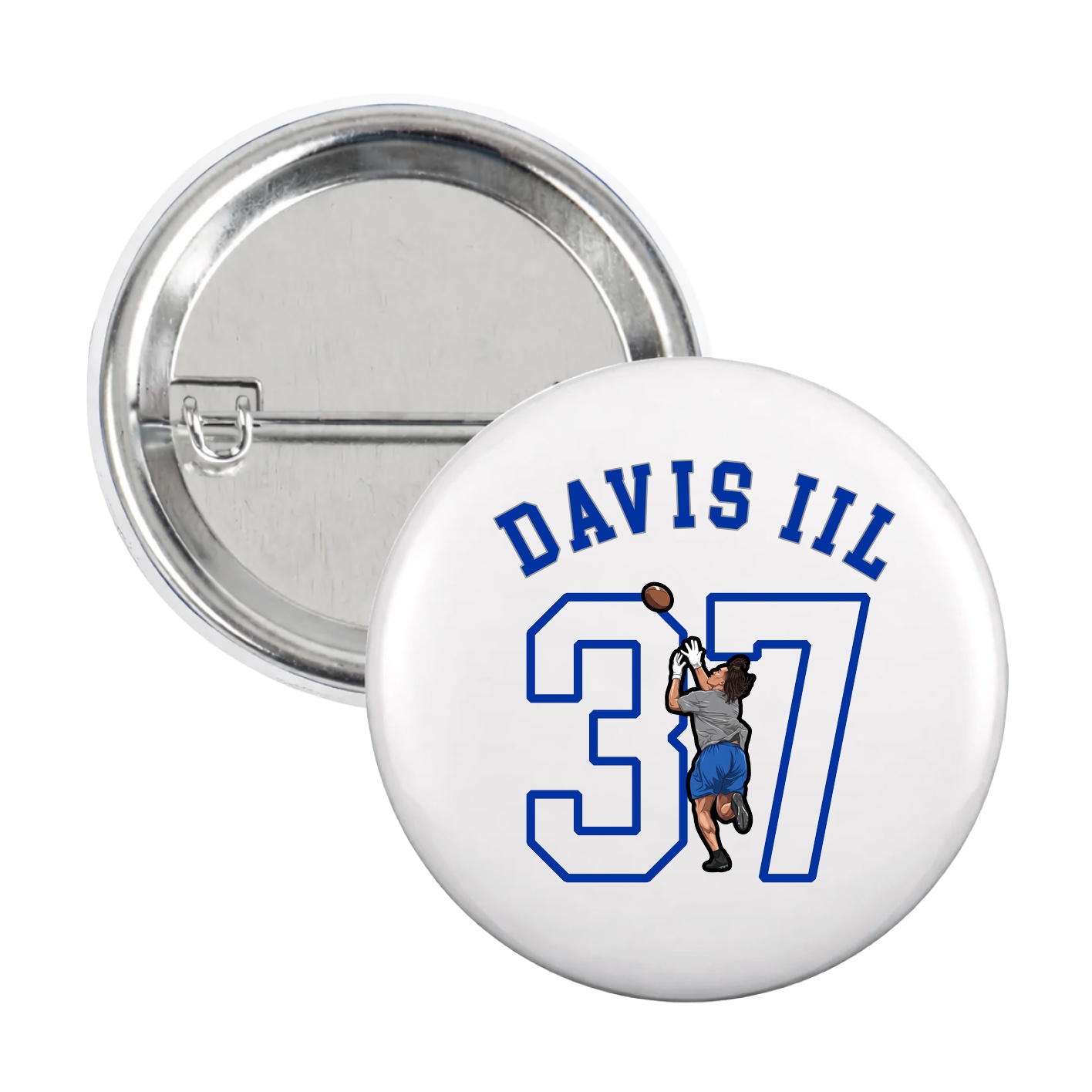 Game Day Button — Shirsey Arch in White