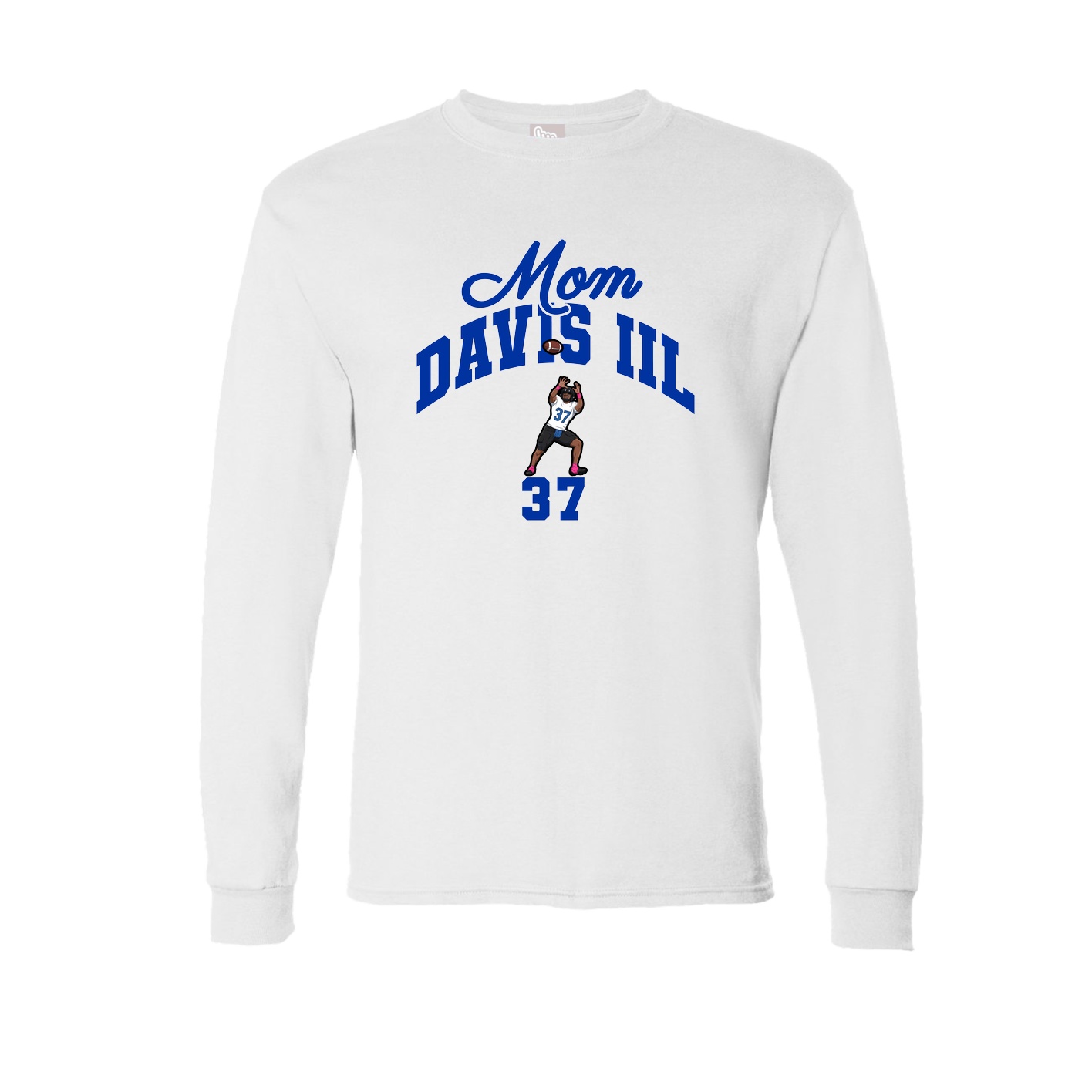 Long Sleeve Tee — Mothers Day Arch in White