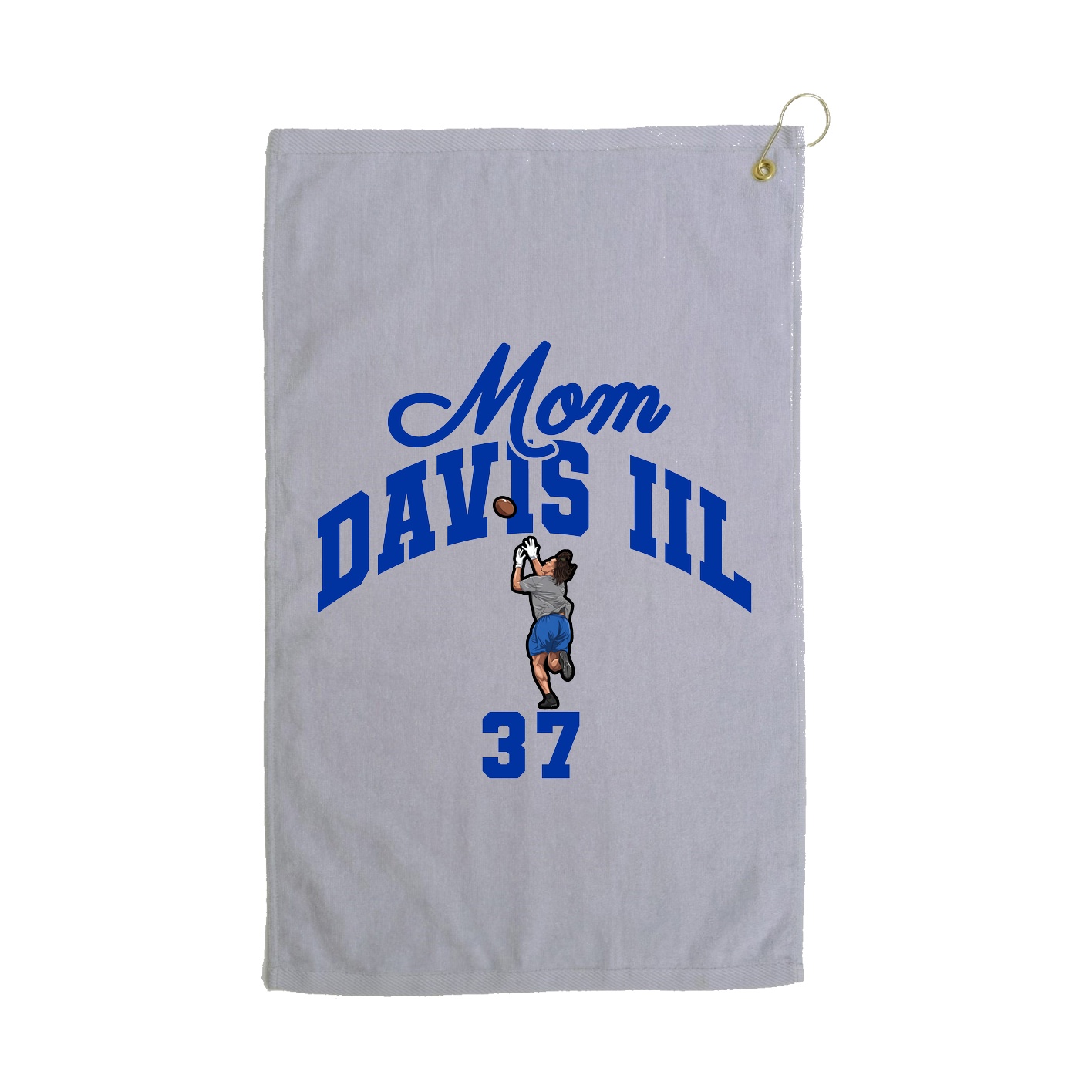 Golf Towel — Mothers Day Arch in Grey