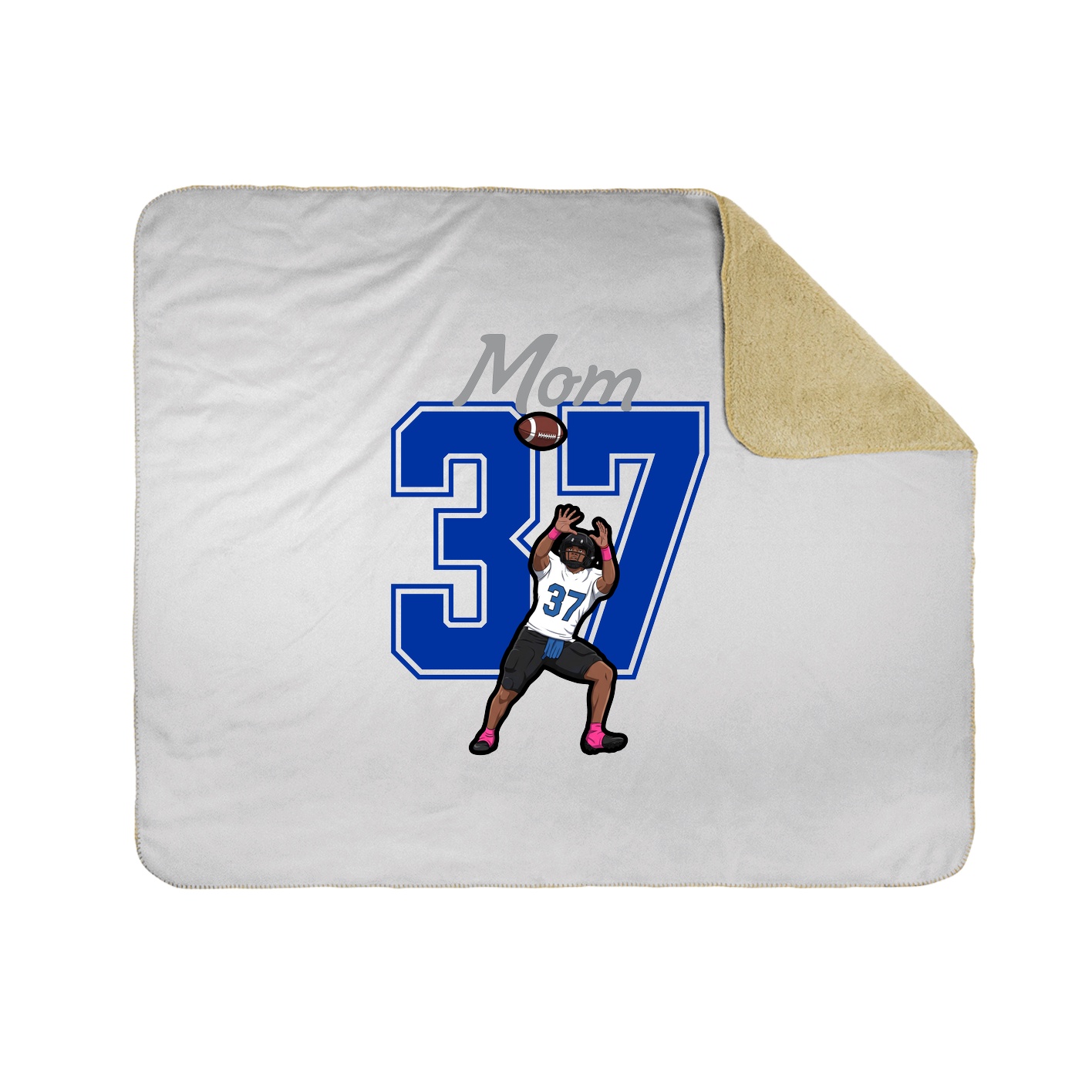 Throw Blanket — Mothers Day Shirsey in White