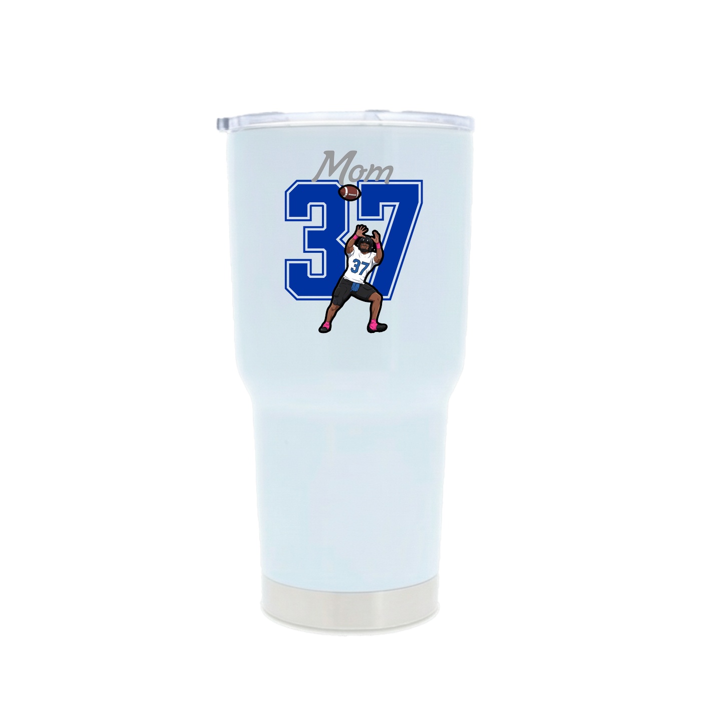 30oz Stainless Steel Tumbler — Mothers Day Shirsey in White