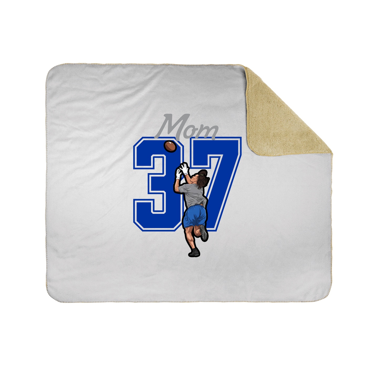 Throw Blanket — Mothers Day Shirsey in White