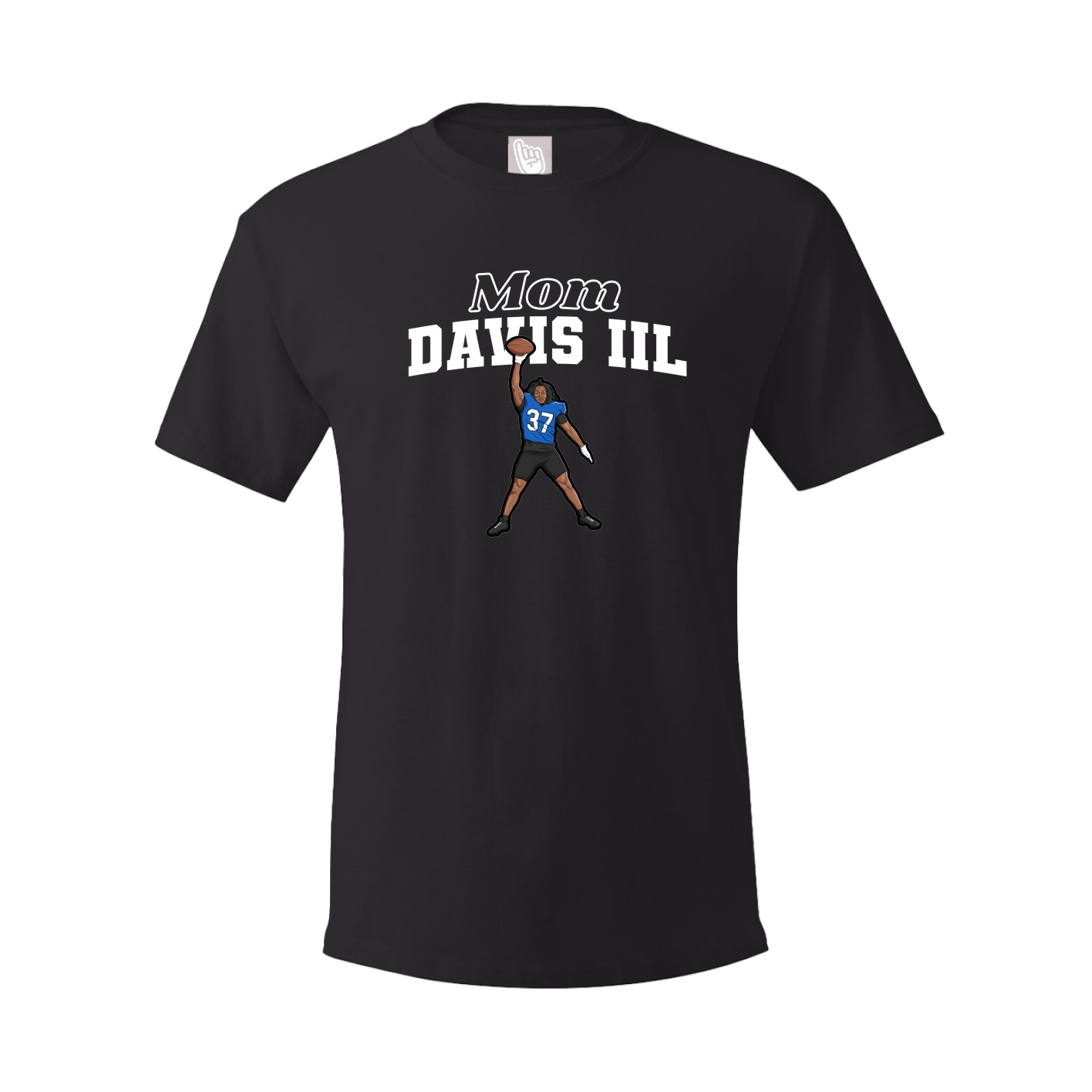 Youth Tee — Mothers Day Block in Black