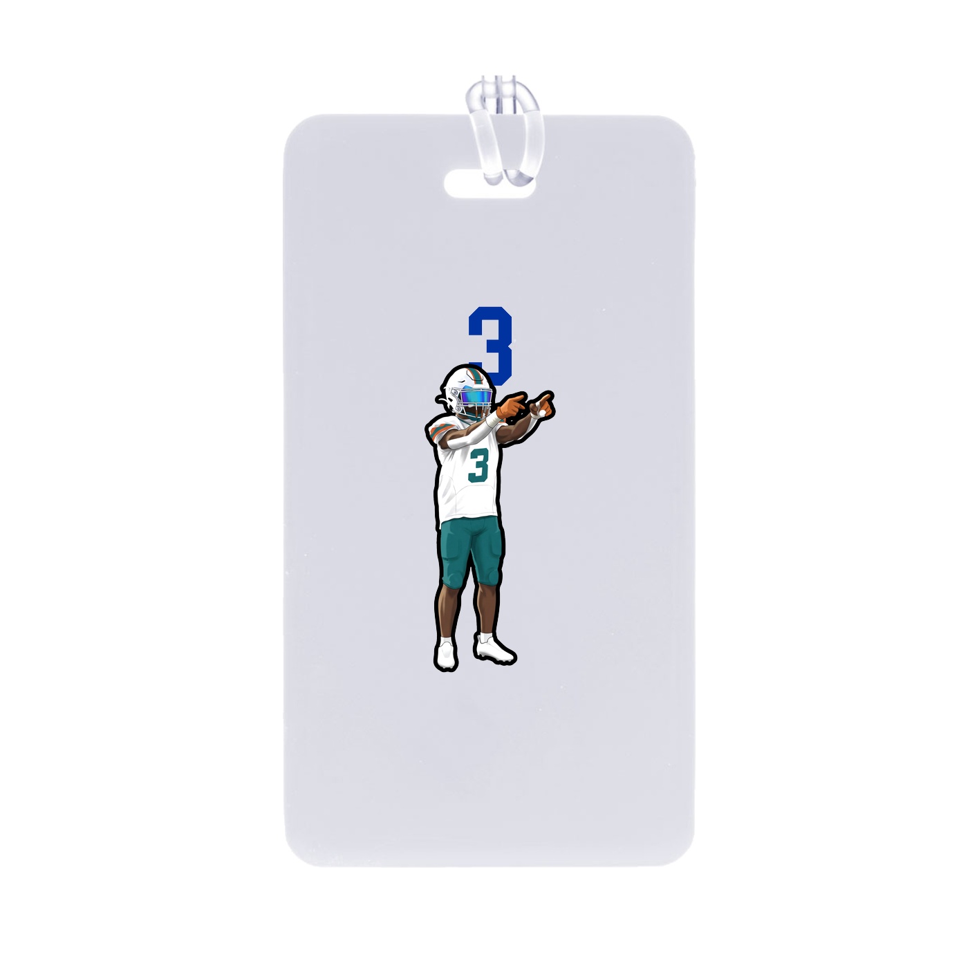 Bag Tag — Number Top in Classic