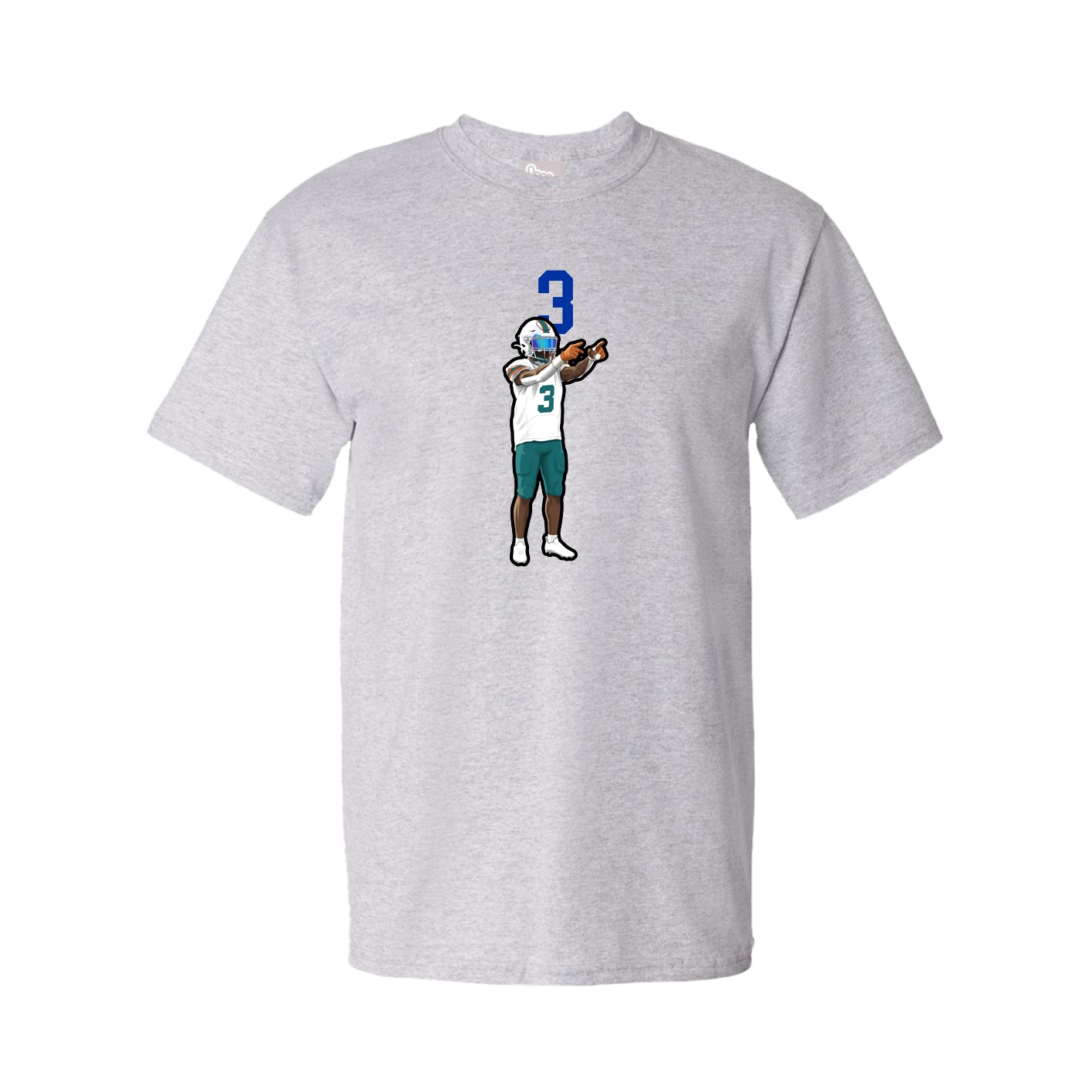 Tee — Number Top in Grey