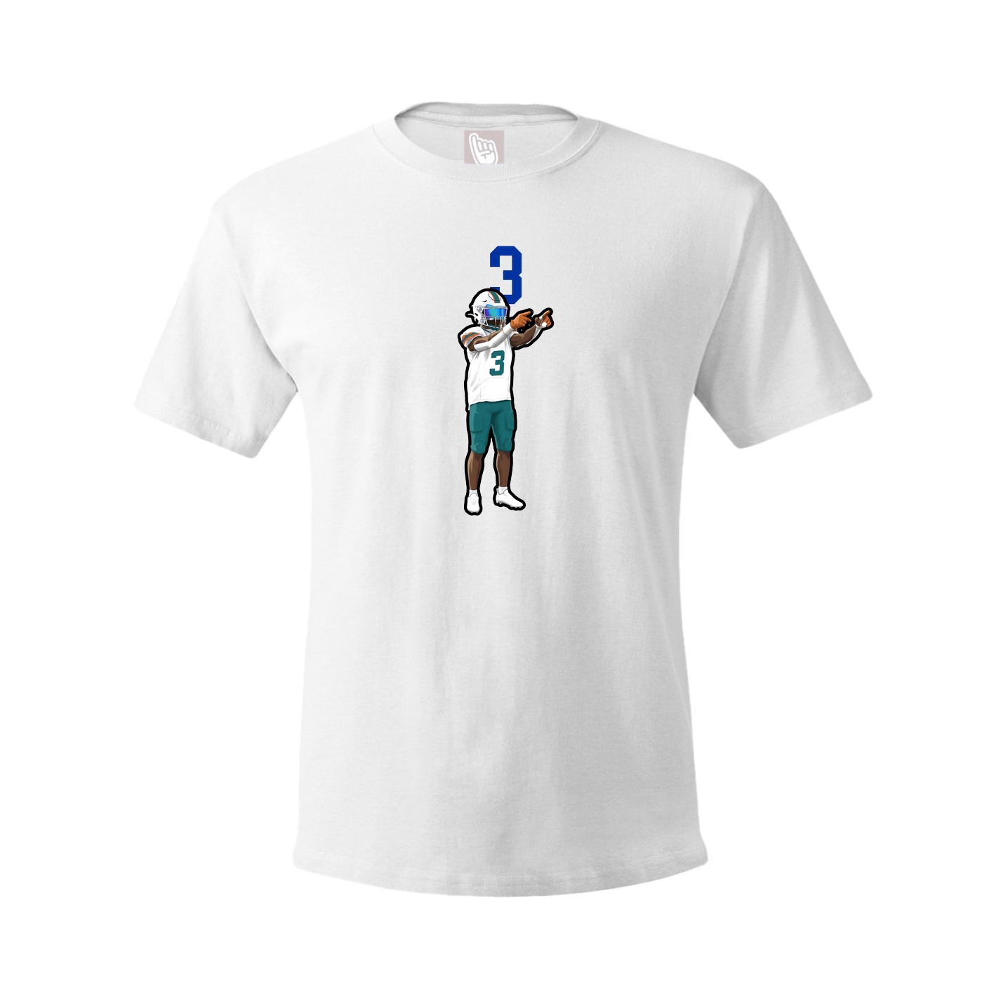 Tee — Number Top in White