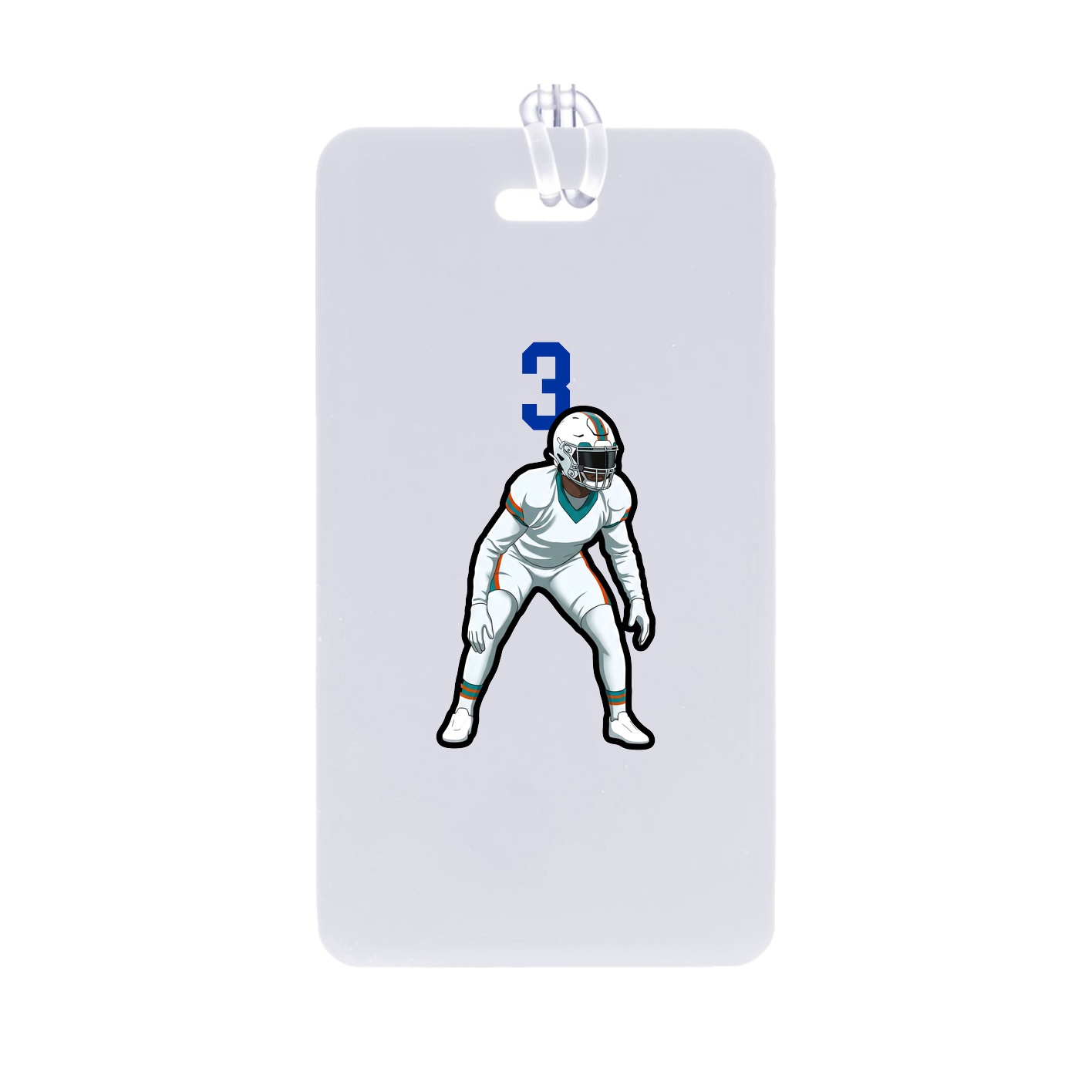 Bag Tag — Number Top in Classic