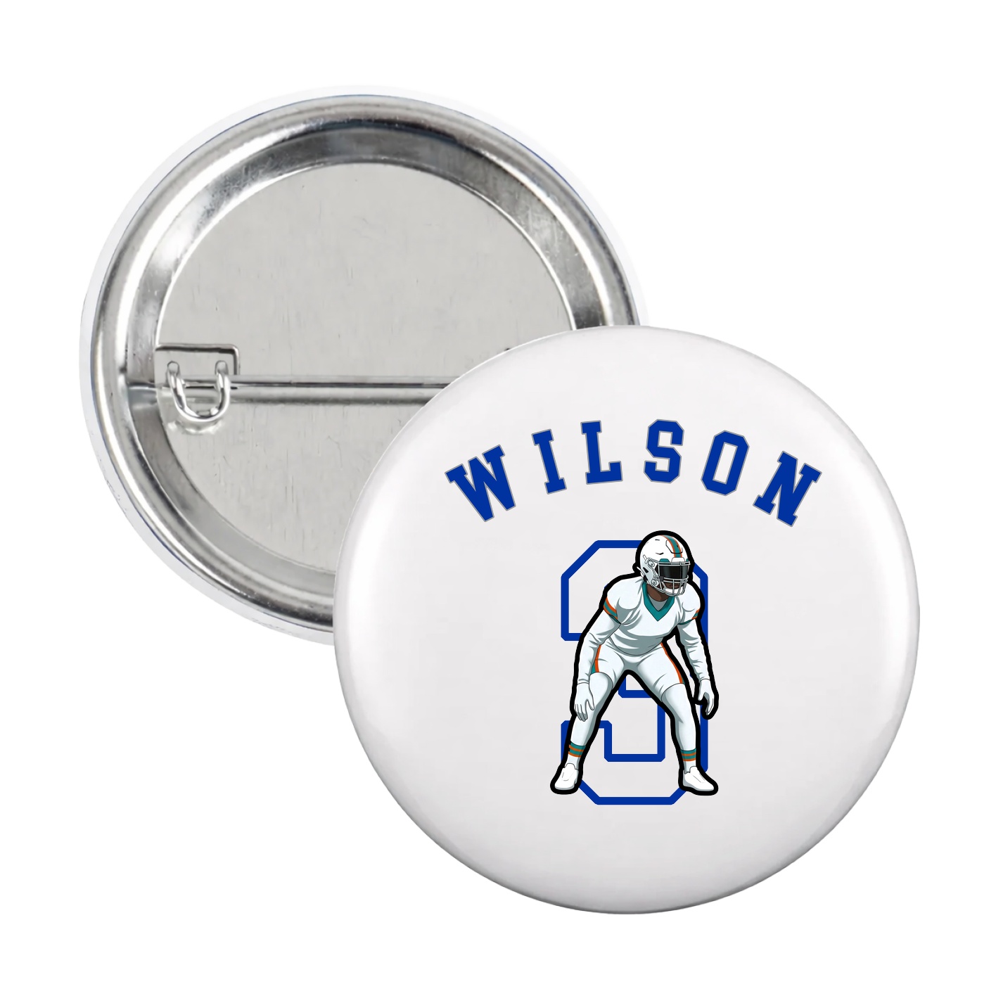 Game Day Button — Shirsey Arch in White