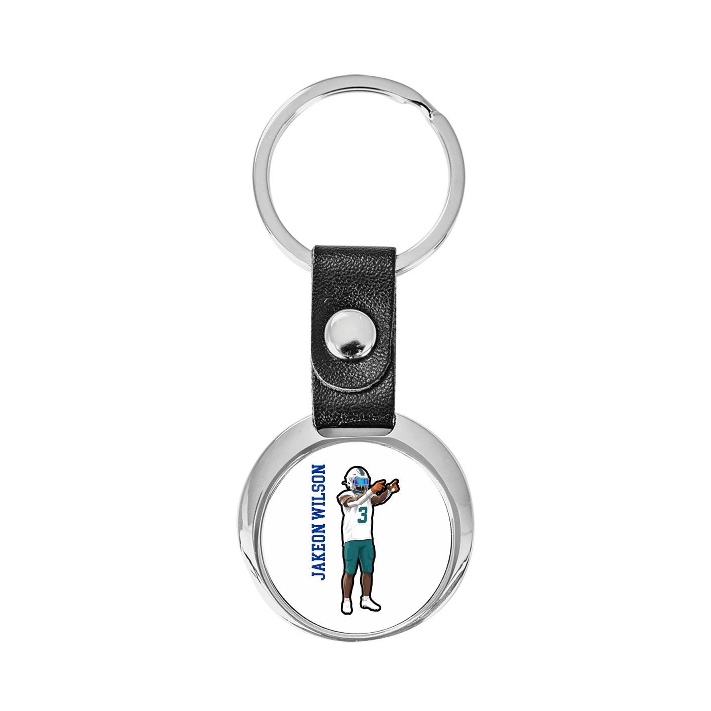 Key Chain — Name Vertical in Classic