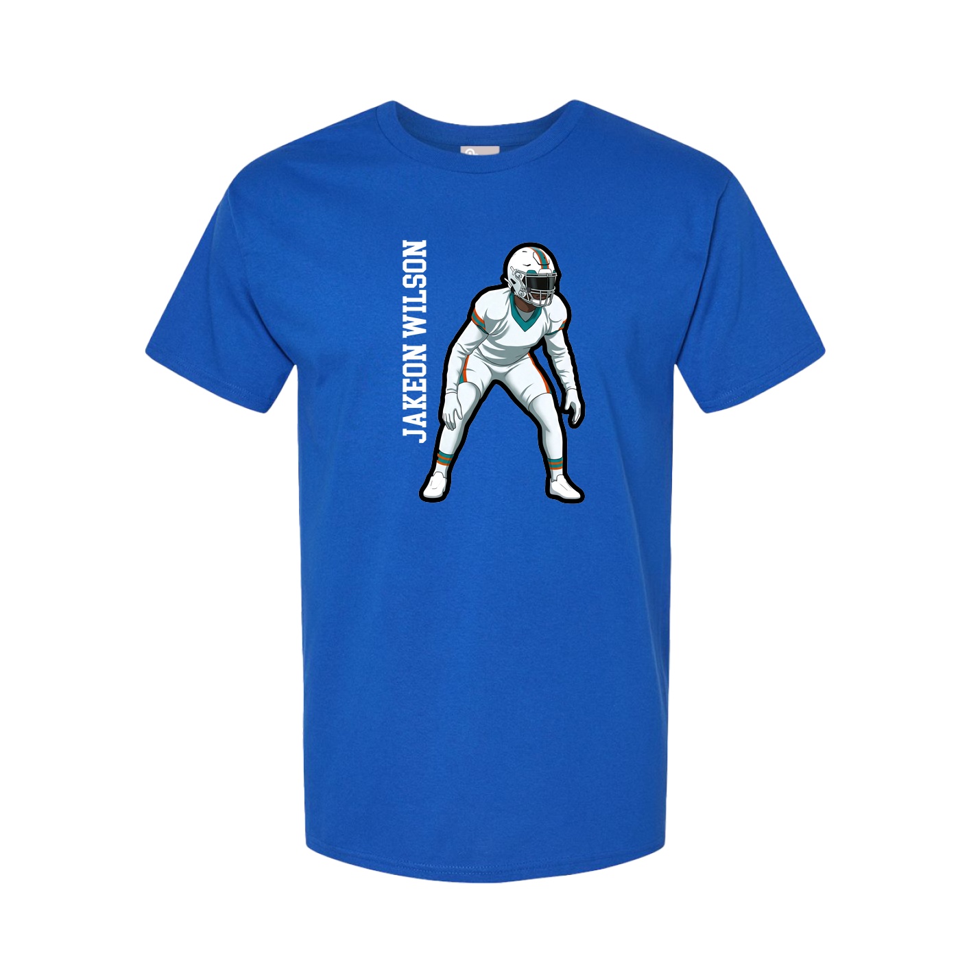 Tee — Name Vertical in Royal