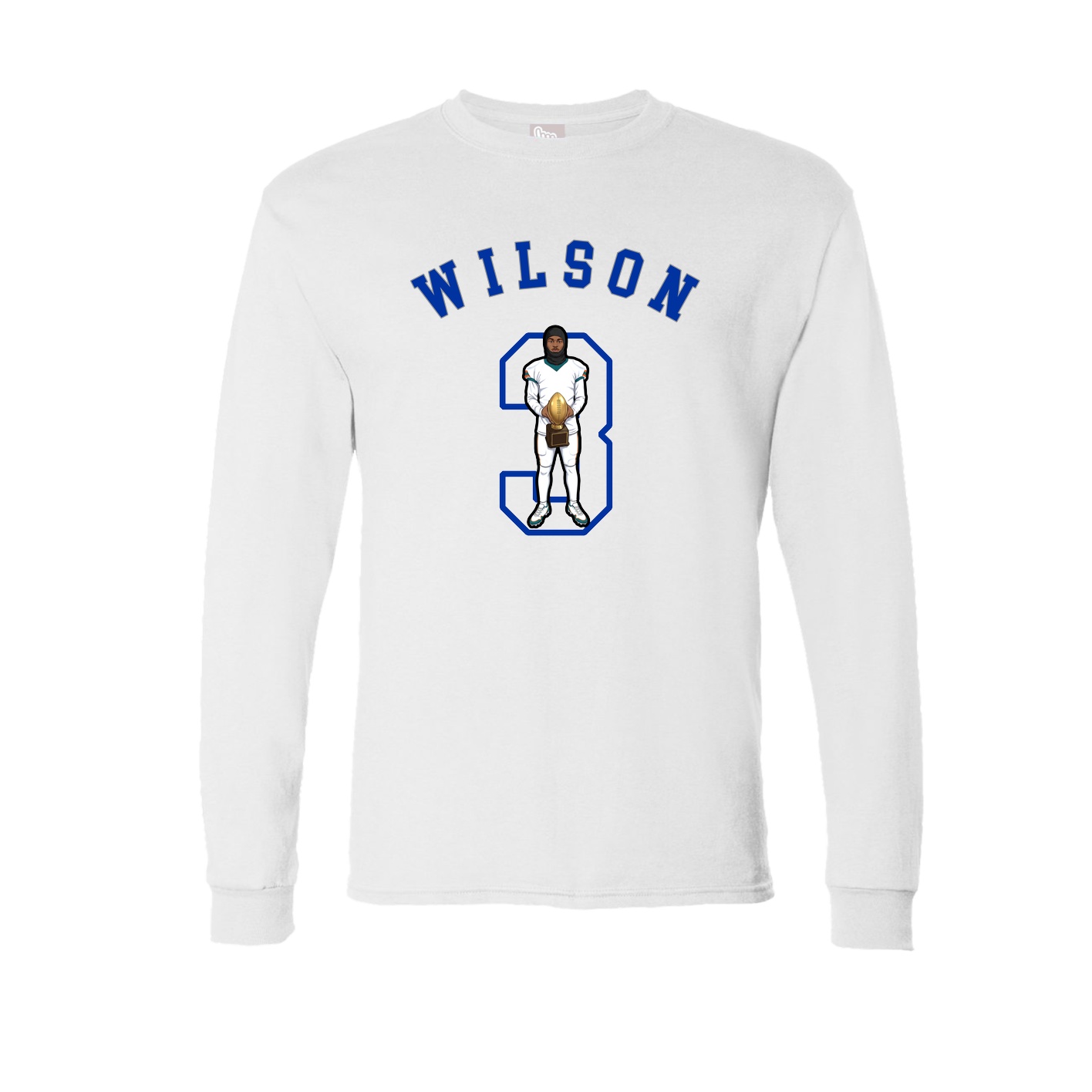 Long Sleeve Tee — Shirsey Arch in White