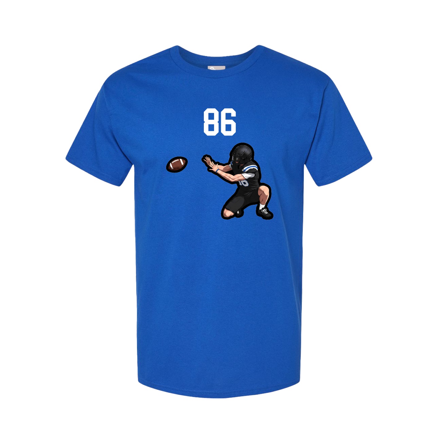 Youth Tee — Number Top in Royal