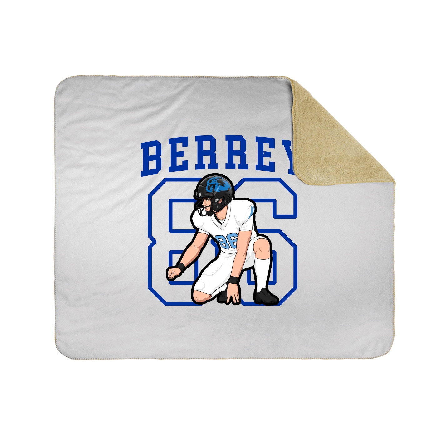 50x60 Sherpa Lined Throw Blanket