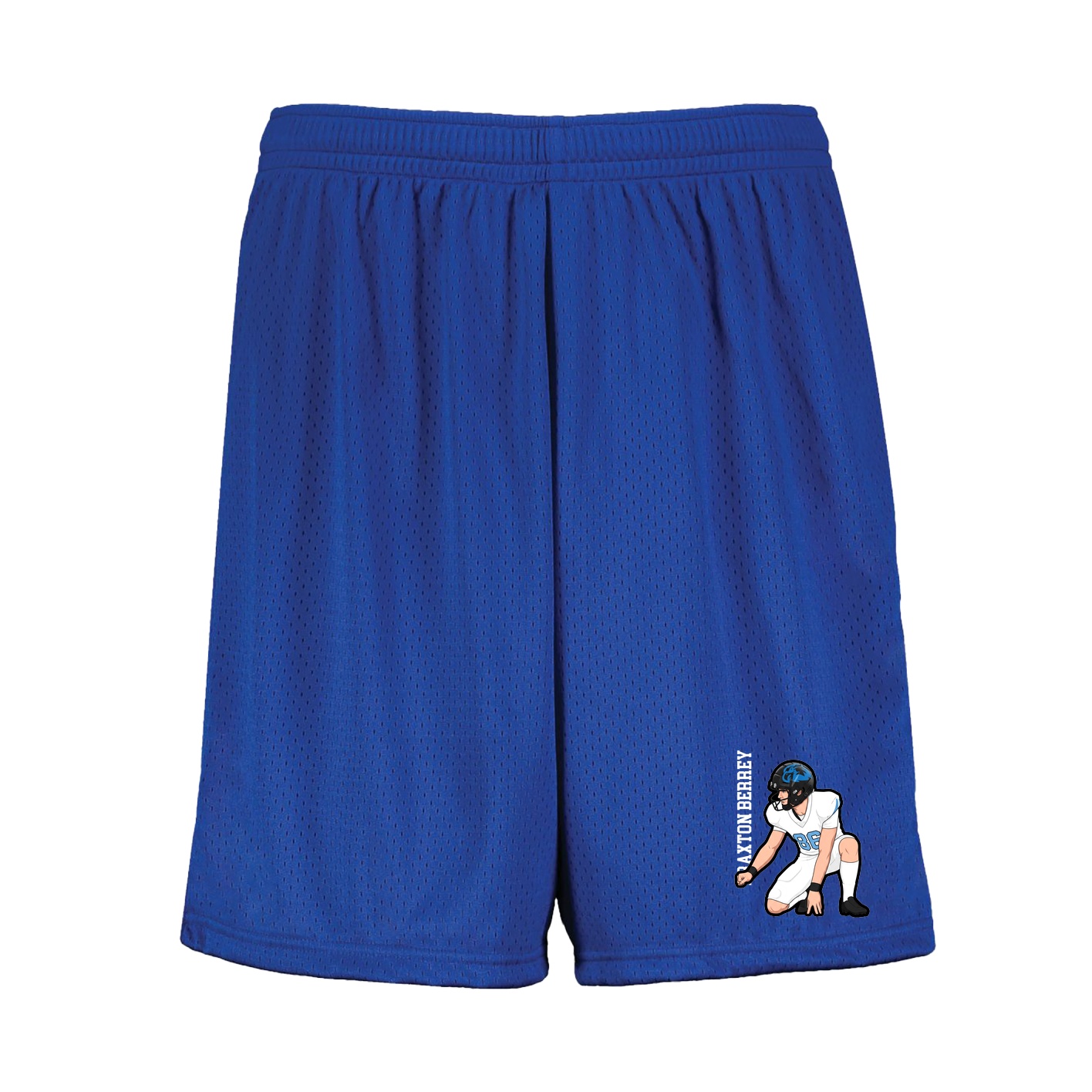 Shorts — Name Vertical in Royal