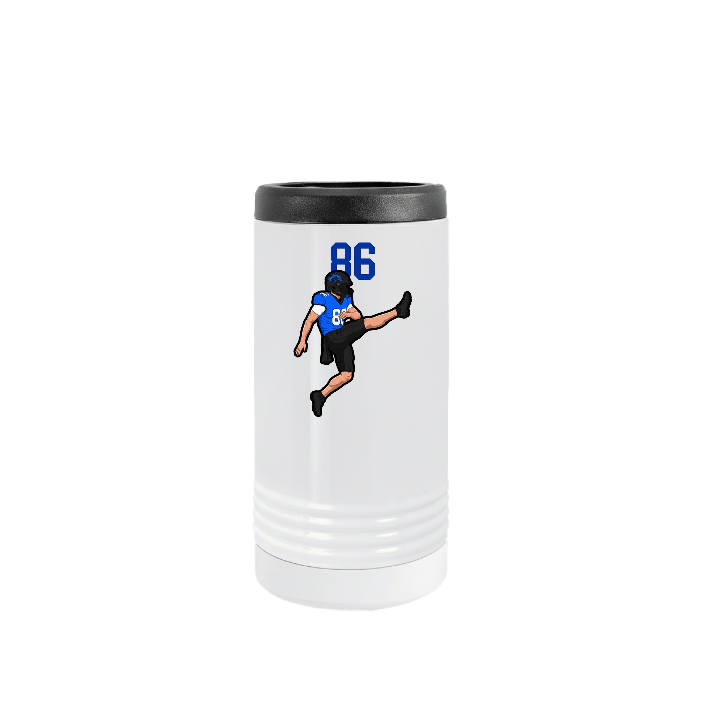Slim Beverage Holder — Number Top in White