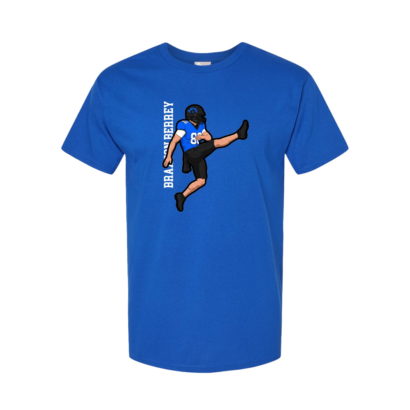 Tee — Name Vertical in Royal