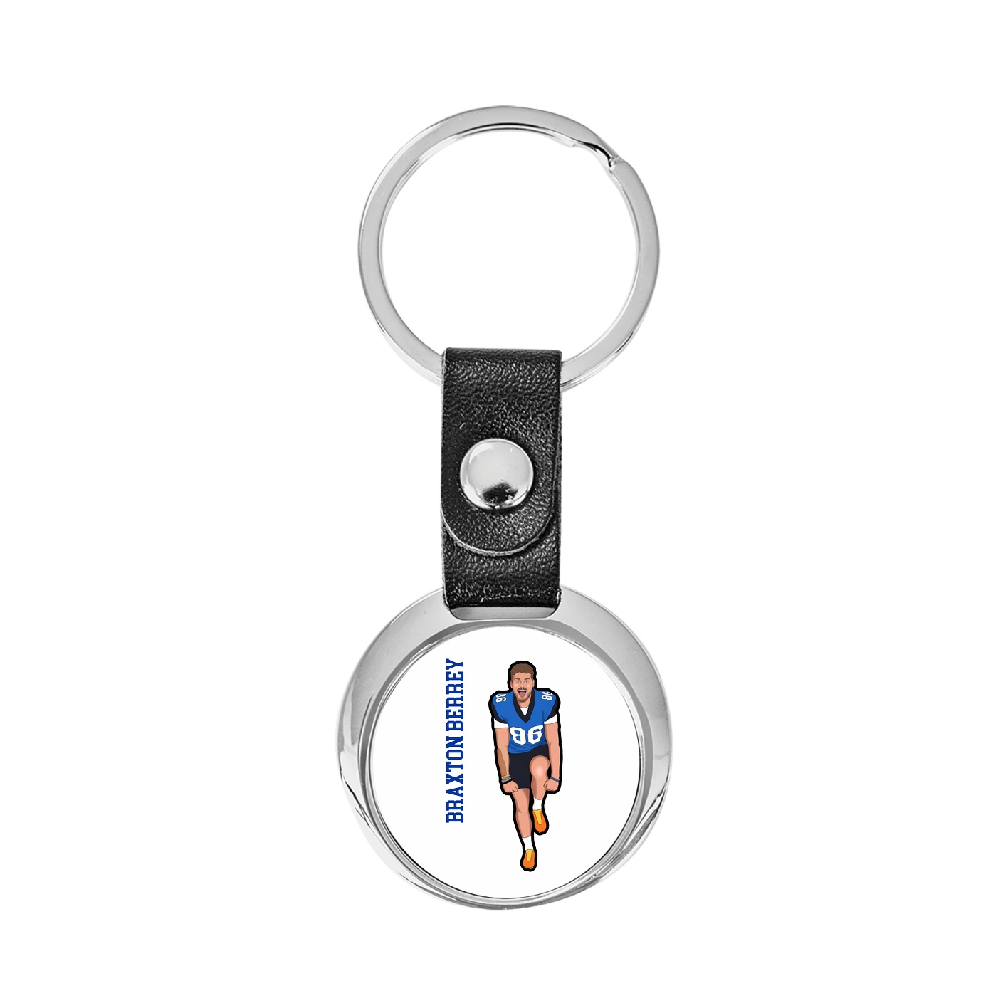 Key Chain — Name Vertical in Classic