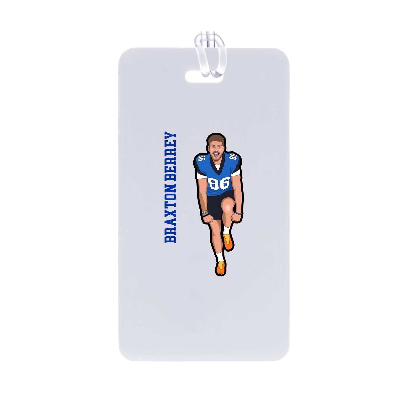 Bag Tag — Name Vertical in Classic