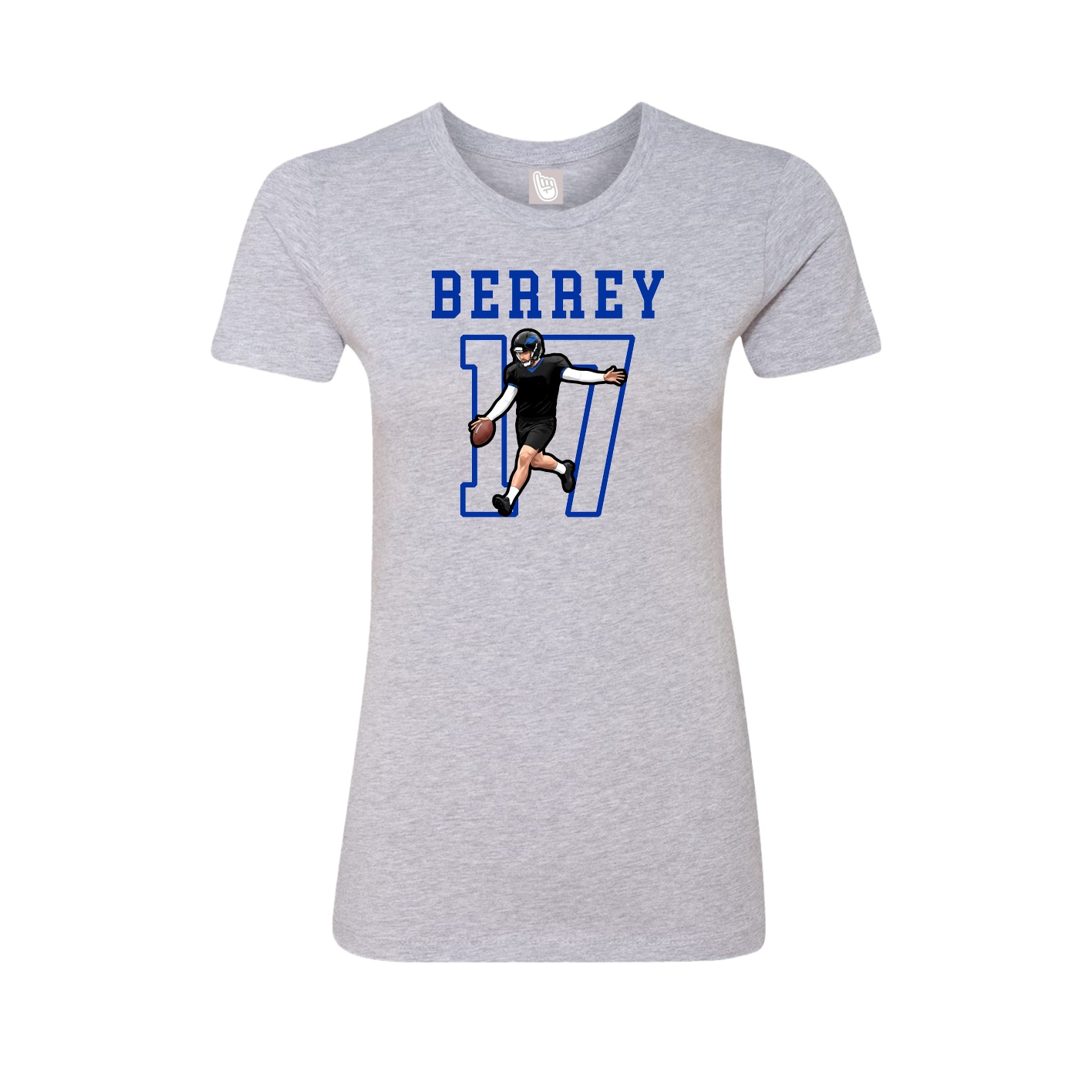 Fitted Women's Tee — Shirsey in Grey