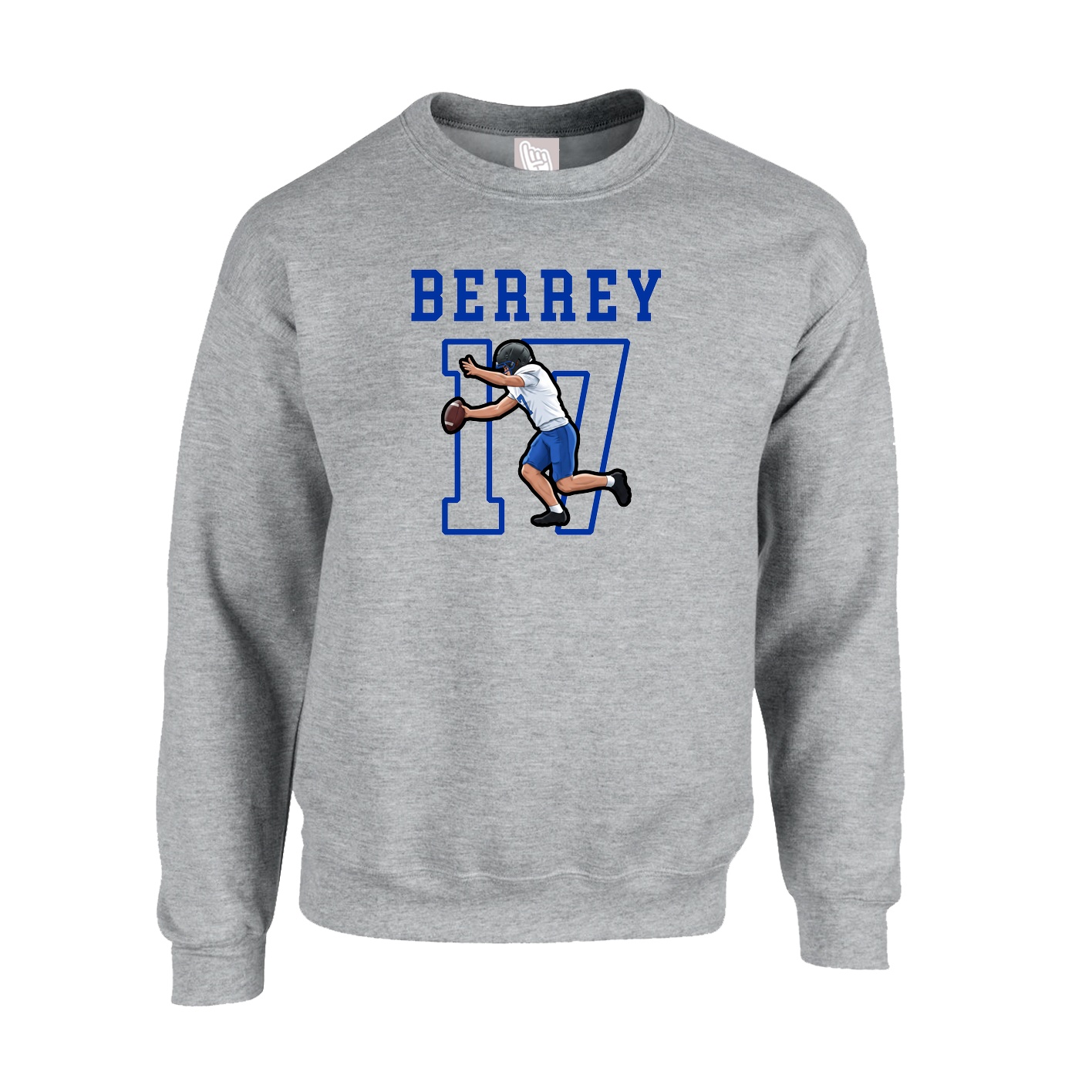 Fleece Crew — Shirsey in Grey