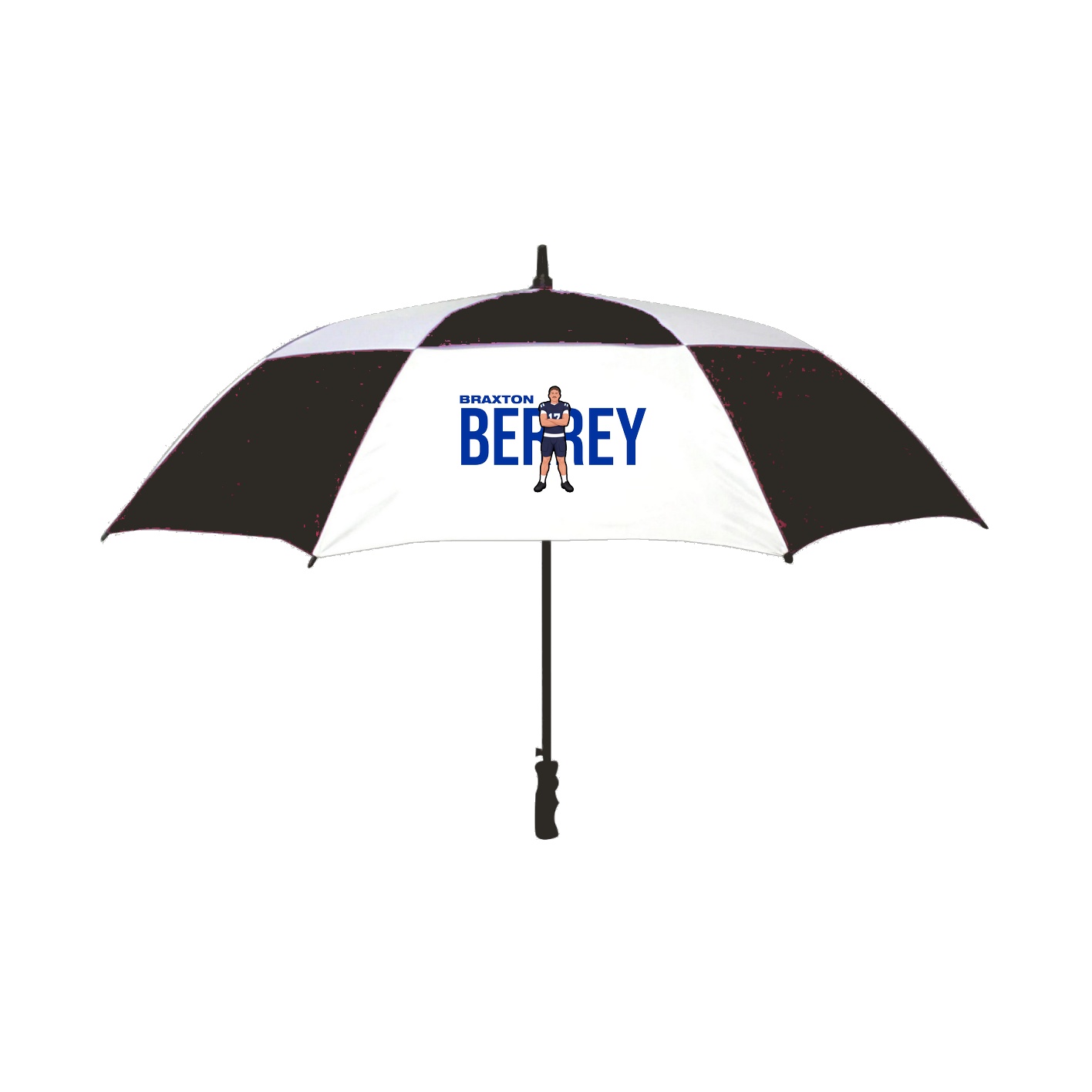 Golf Umbrella — Player Name in Black