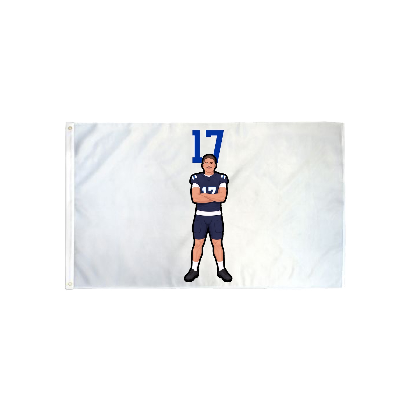 3x5 Flag — Number Top in Classic