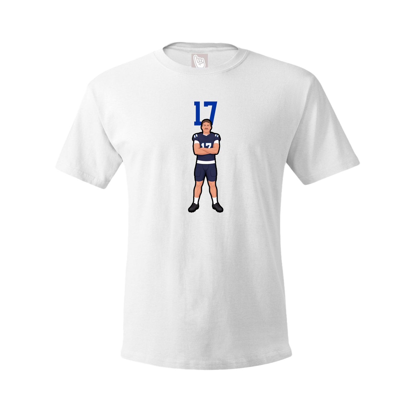 Tee — Number Top in White