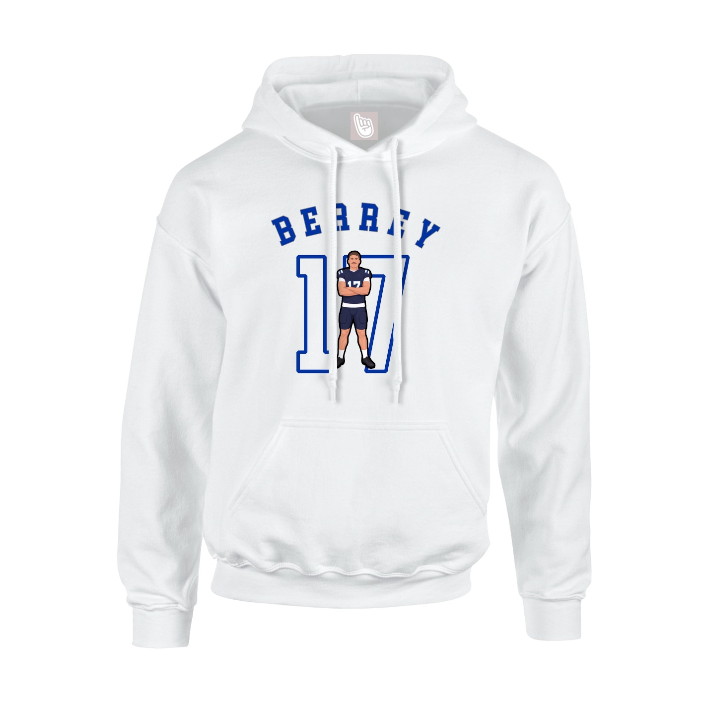 Youth Hoodie — Shirsey Arch in White