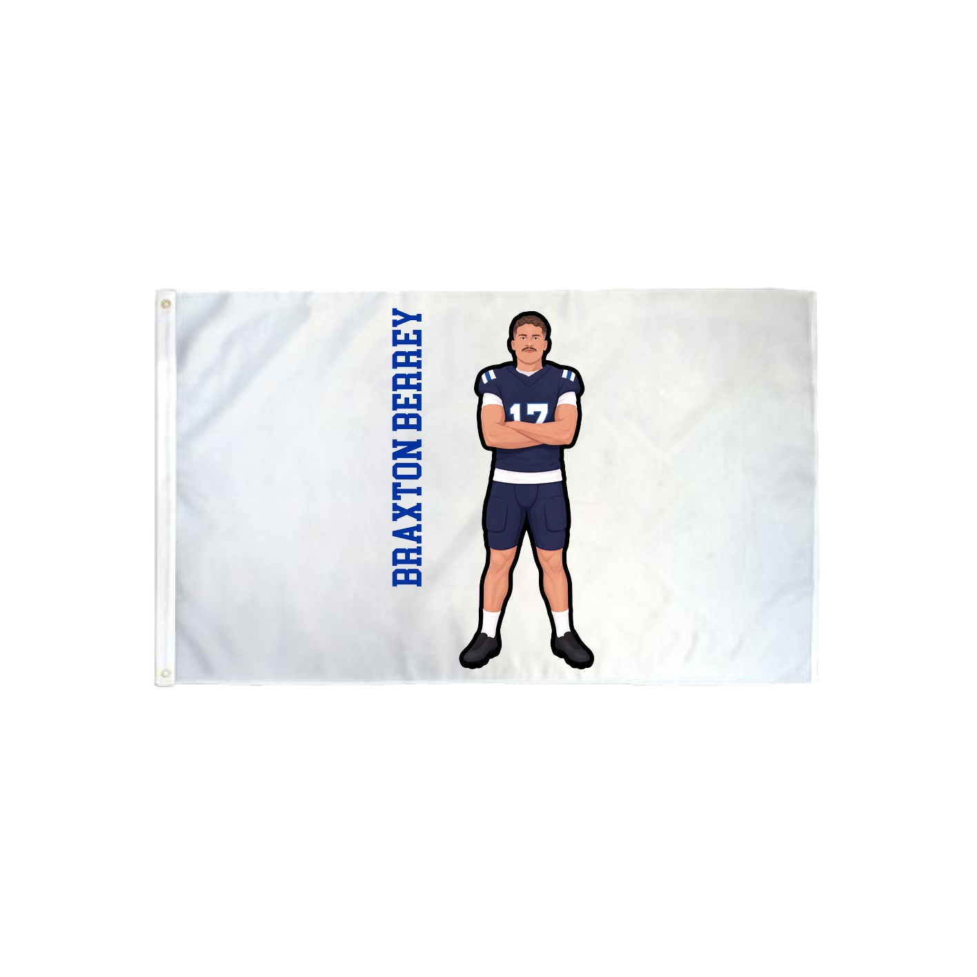 3x5 Flag — Name Vertical in Classic
