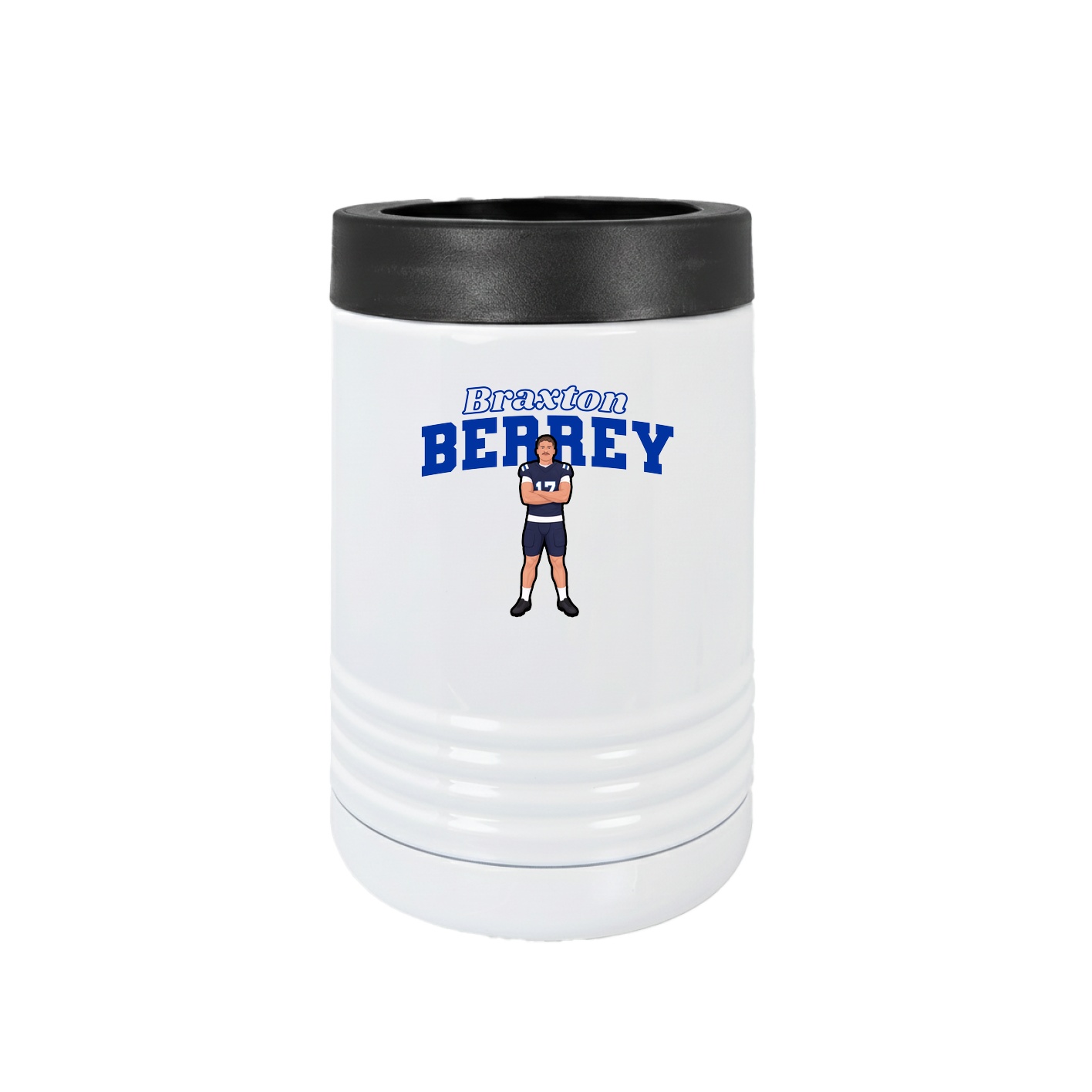 Beverage Holder — Name Arch in White
