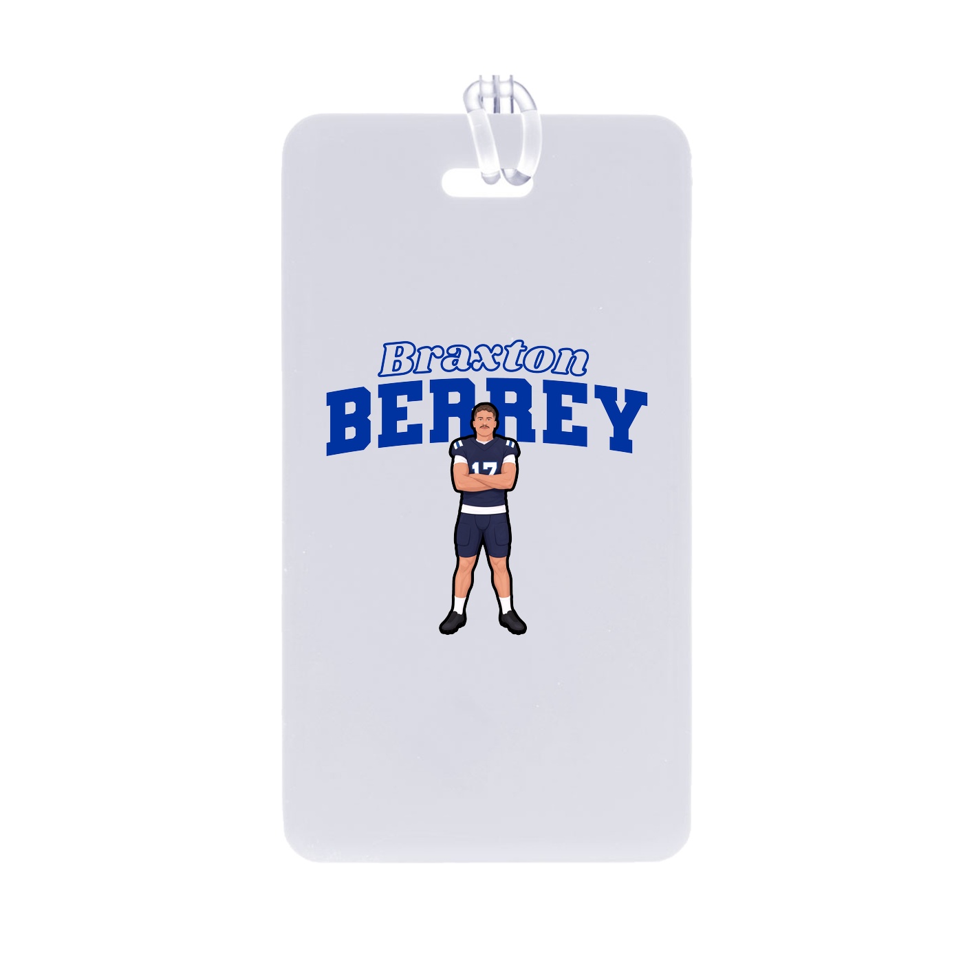 Bag Tag — Name Arch in Classic