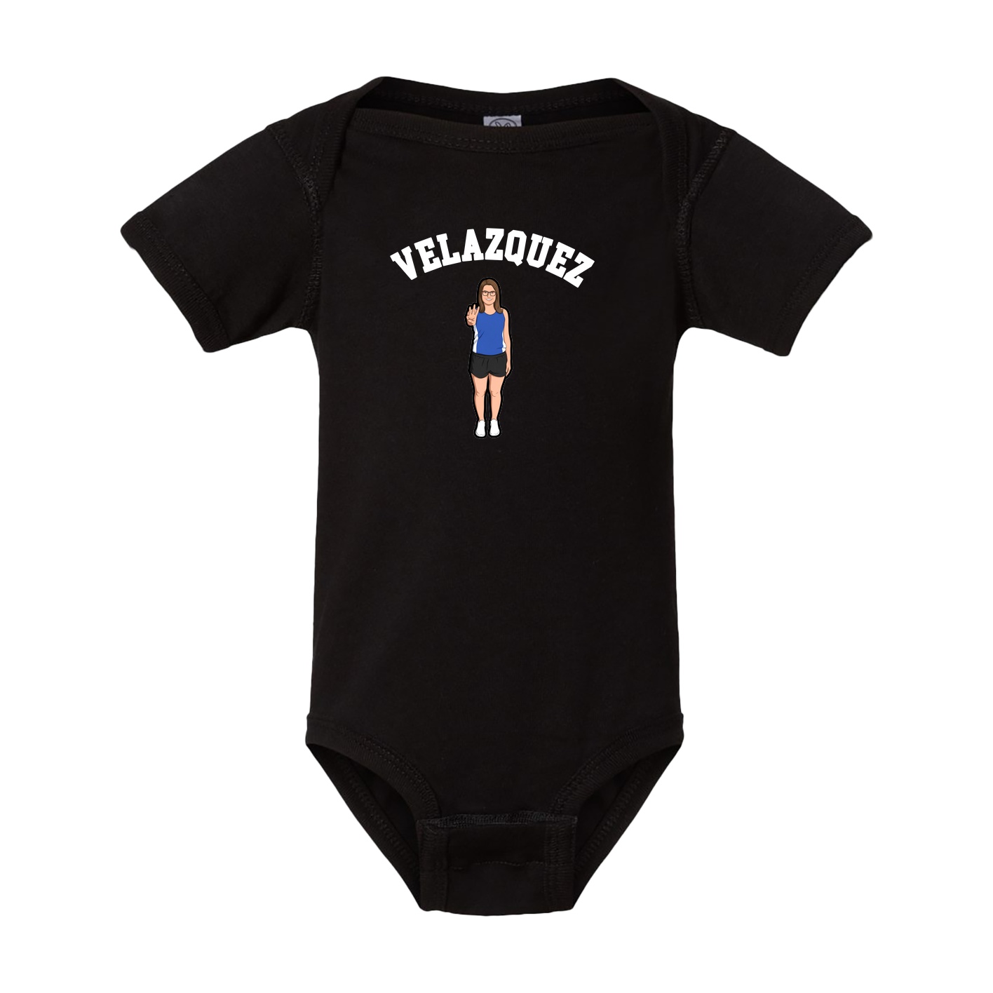 Baby Onesie — Shirsey Arch in Black