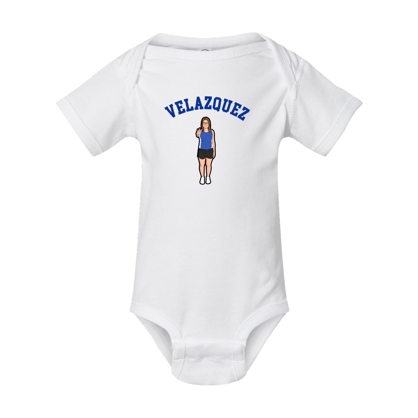 Baby Onesie — Shirsey Arch in White
