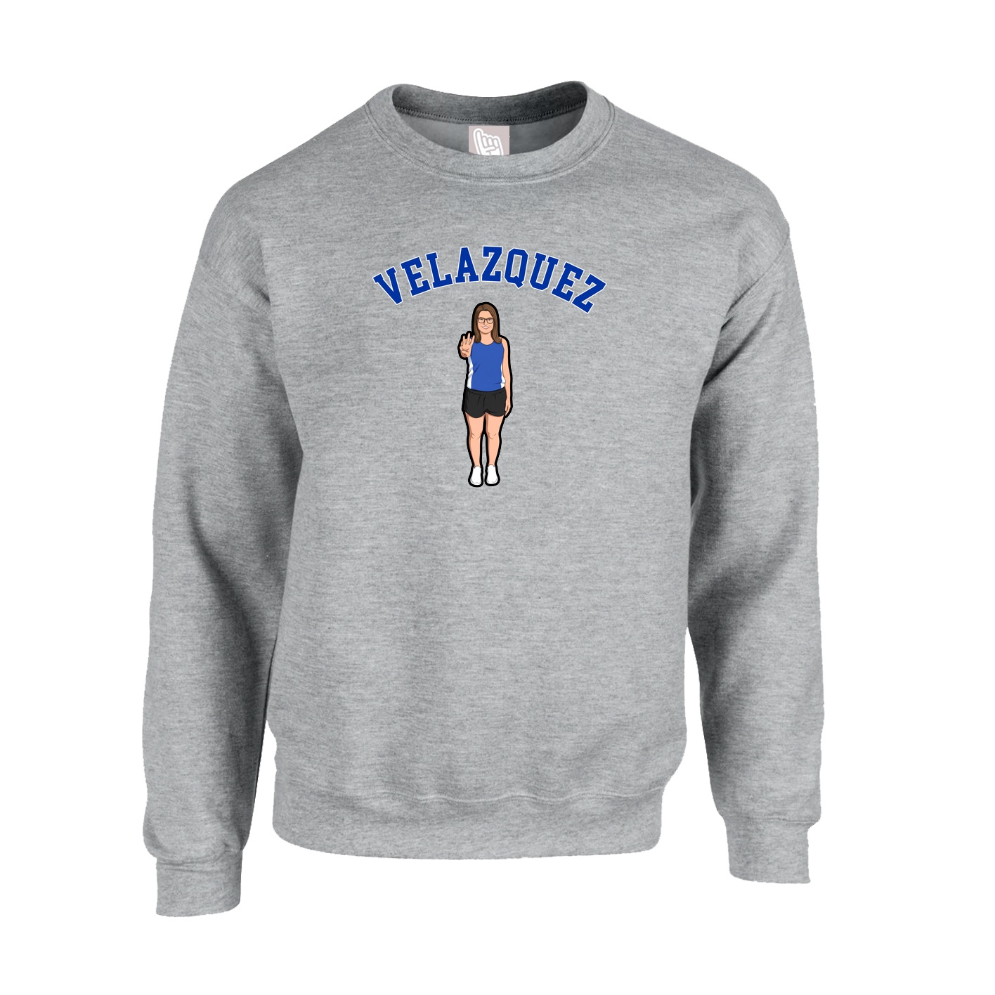 Fleece Crew — Shirsey Arch in Grey