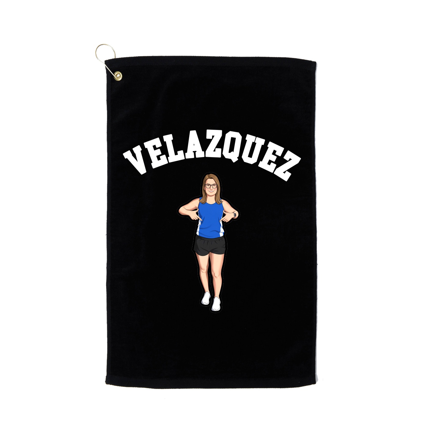 Golf Towel — Shirsey Arch in Black