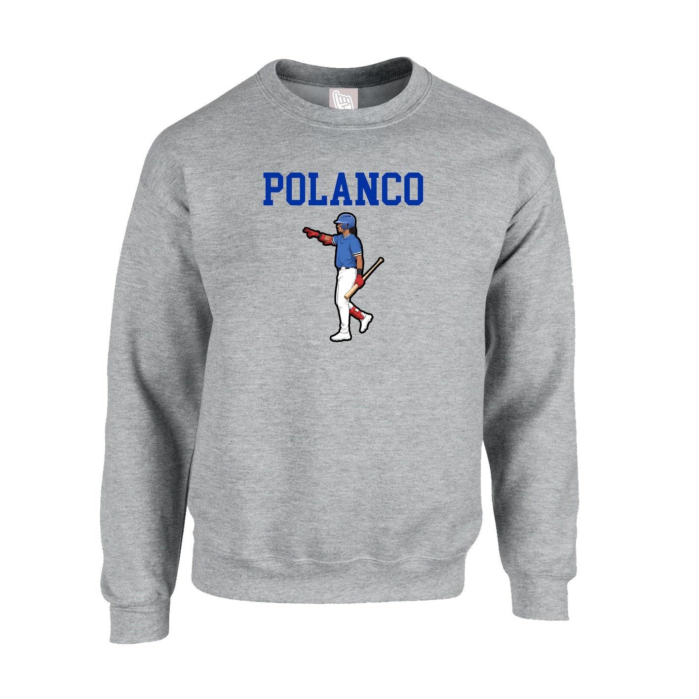 Fleece Crew — Shirsey in Grey