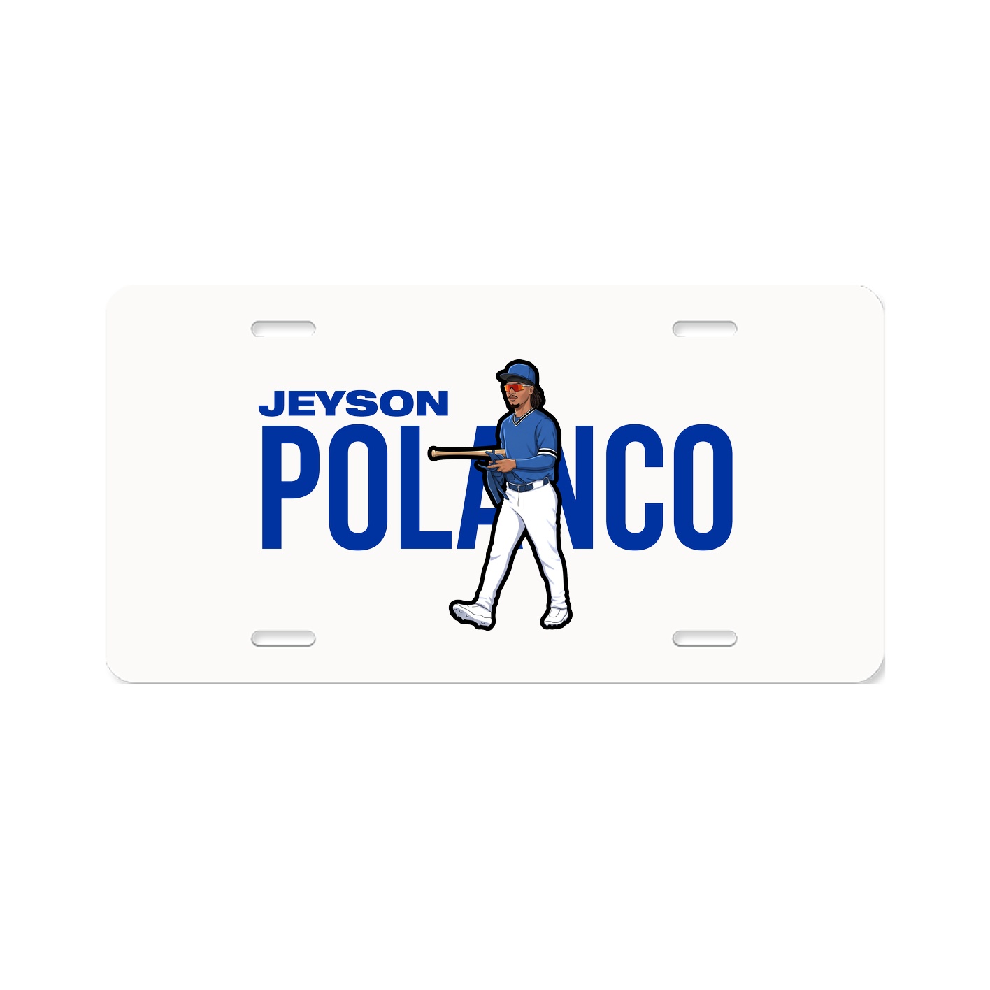 License Plate — Player Name in Classic