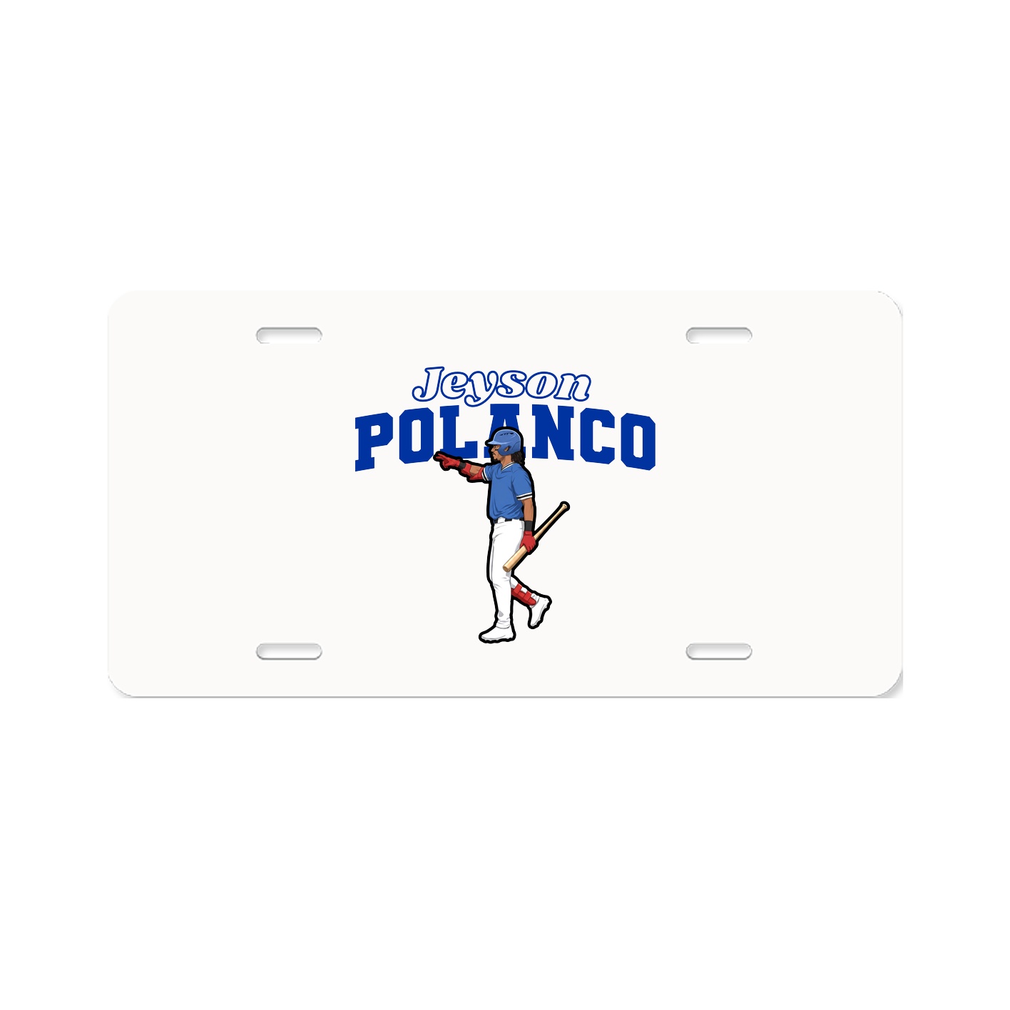 License Plate — Name Arch in Classic