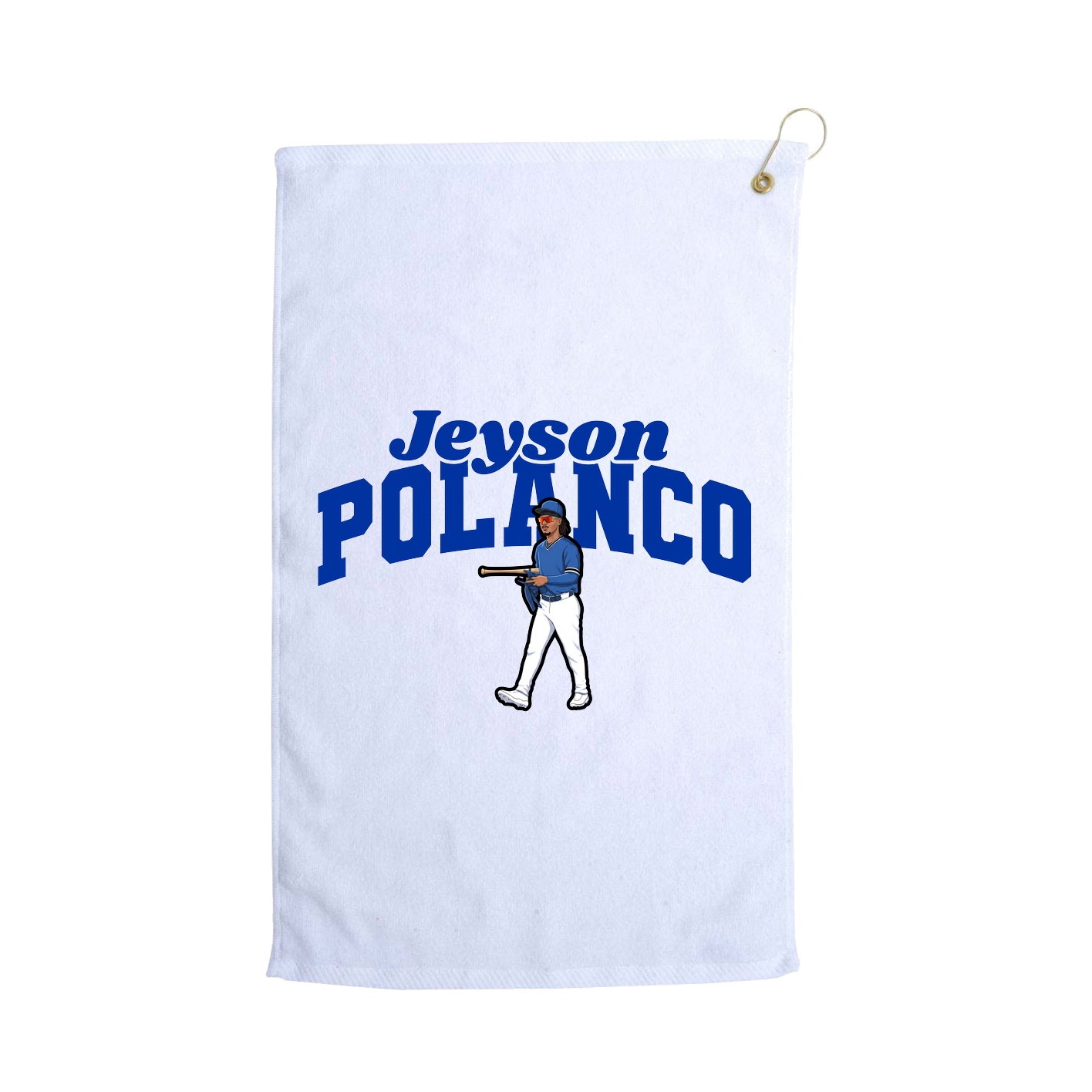 Golf Towel — Signature Arch in White