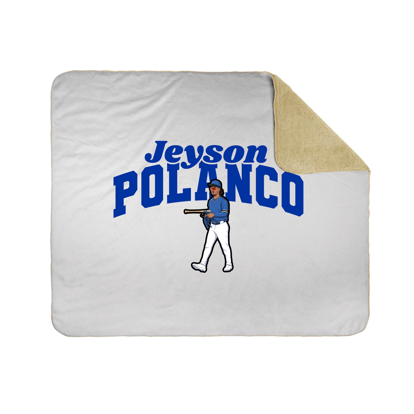 Throw Blanket — Signature Arch in White